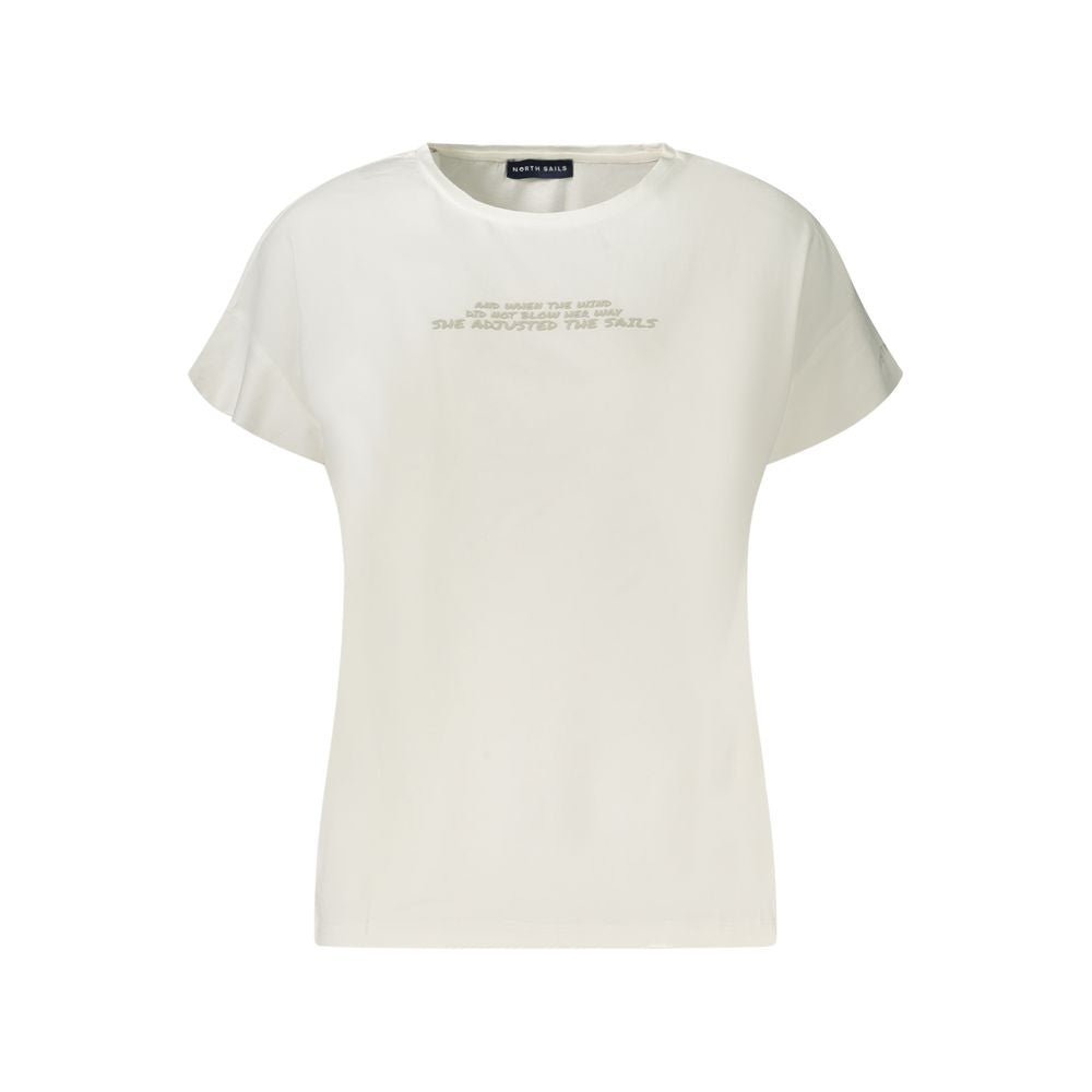 Camiseta feminina North Sails de algodão branco