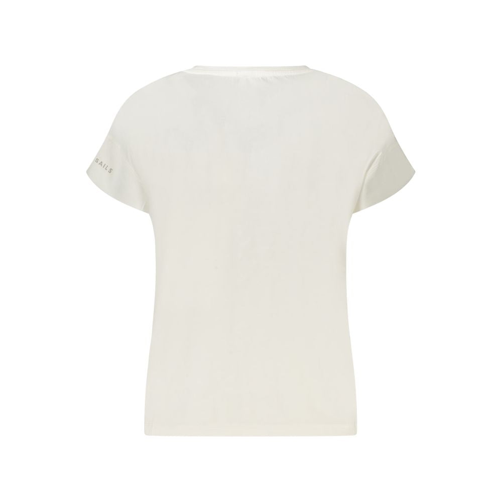 Camiseta feminina North Sails de algodão branco