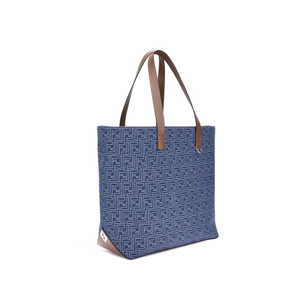 Fendi Embroderied denim Tote Bag Fendi