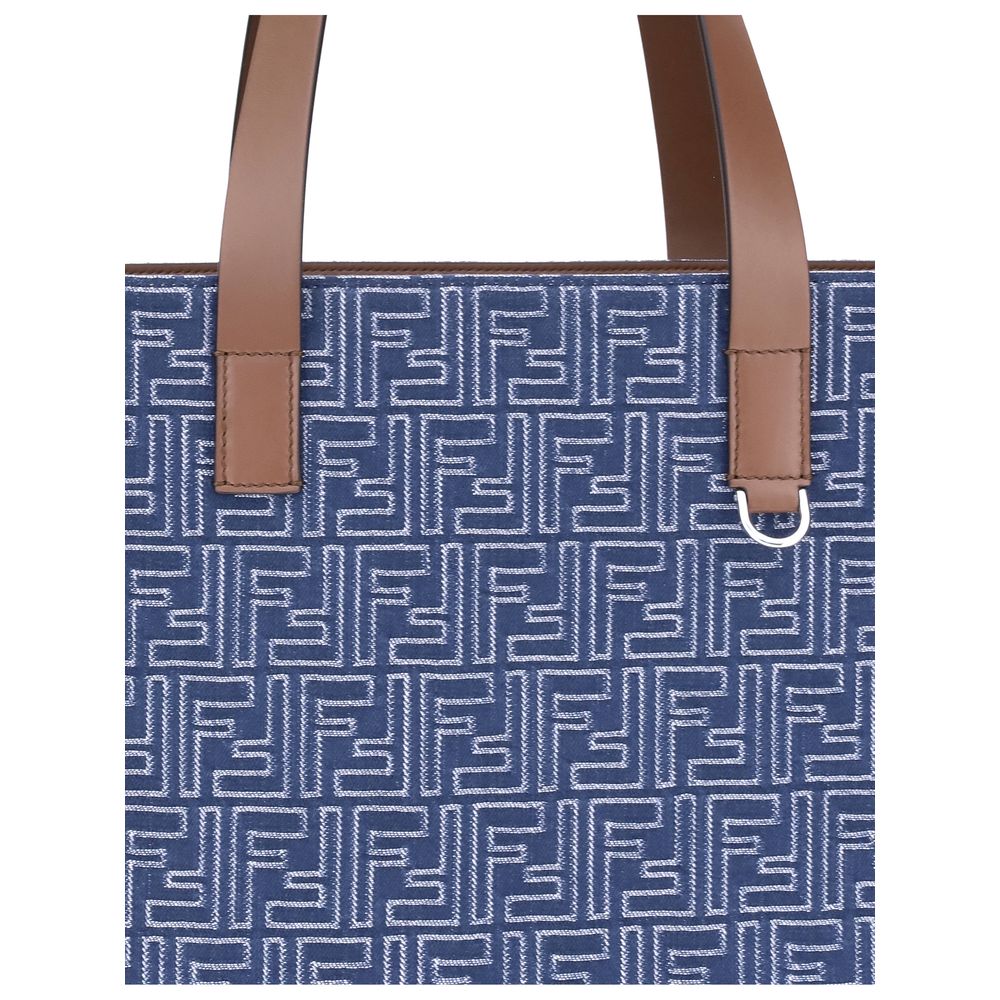 Fendi Embroderied denim Tote Bag Fendi