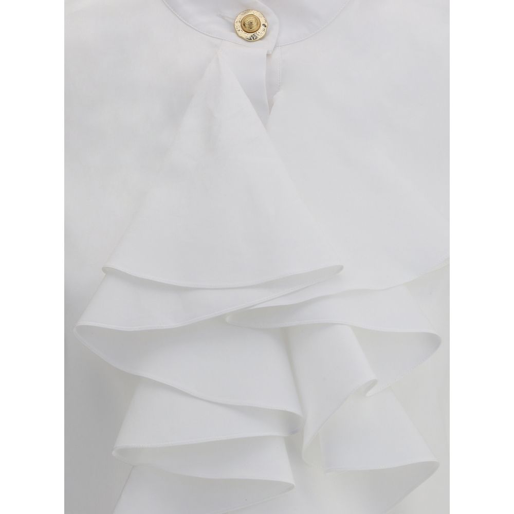 Balmain Poplin ruffle Shirt Balmain