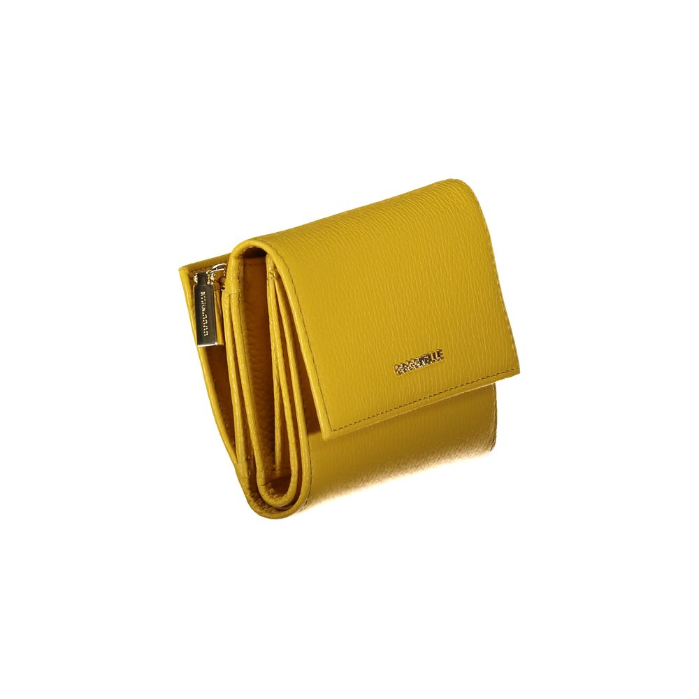Coccinelle Yellow Leather Wallet Coccinelle