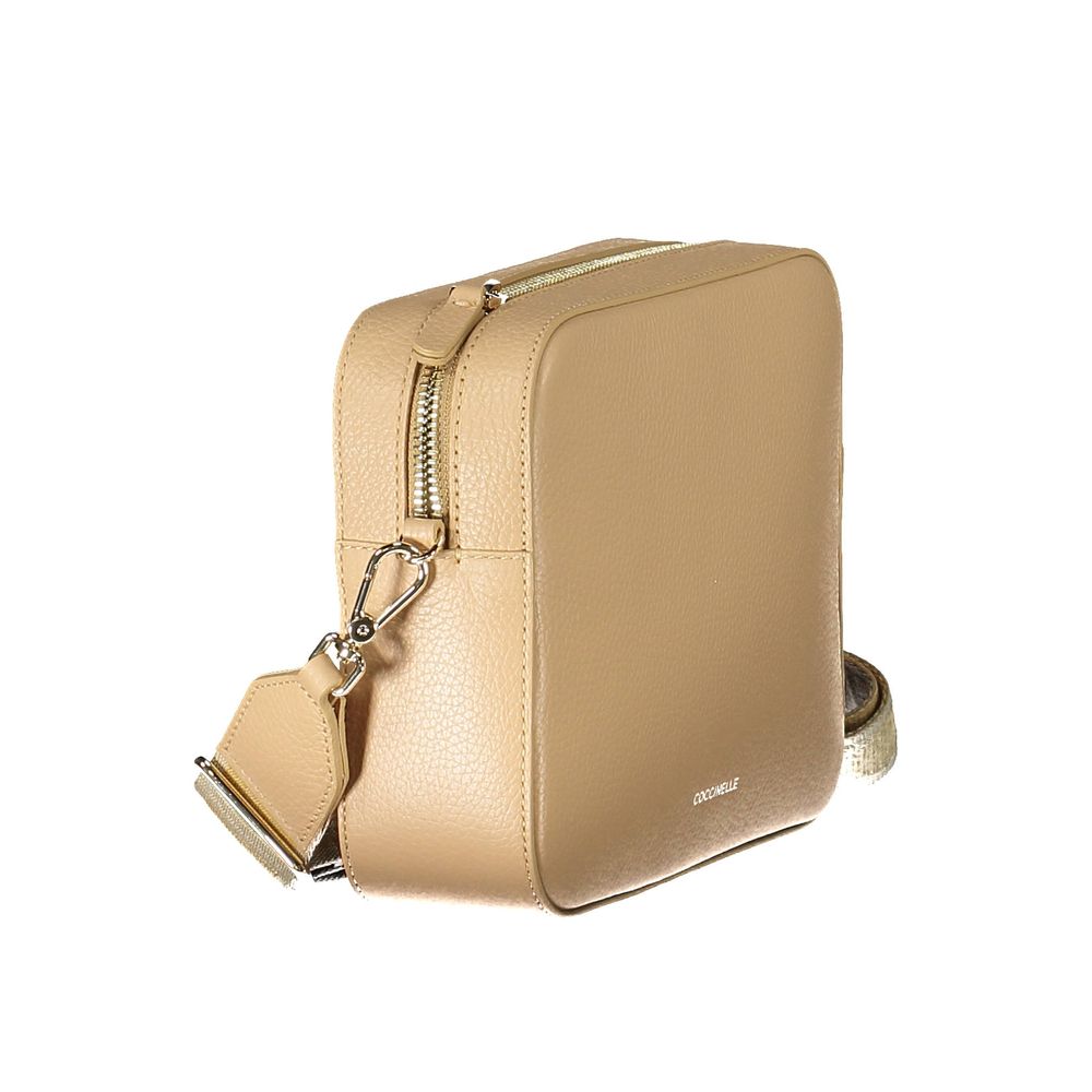 Coccinelle Beige Leather Handbag Coccinelle