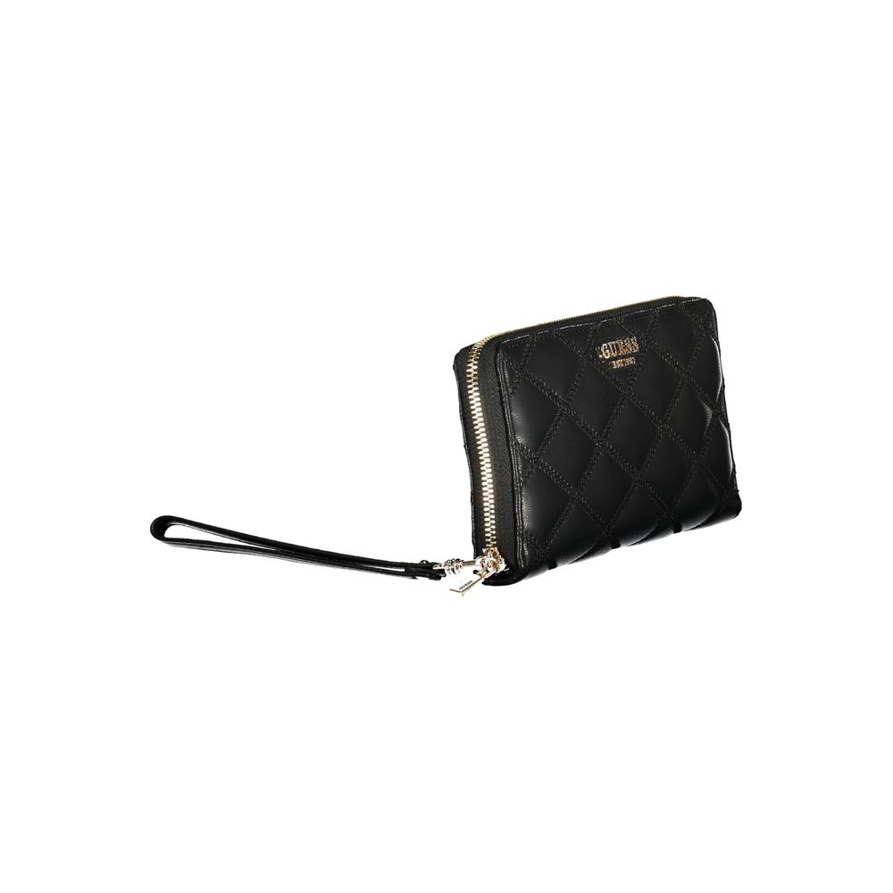 Guess Jeans Black Polyethylene Wallet Guess Jeans