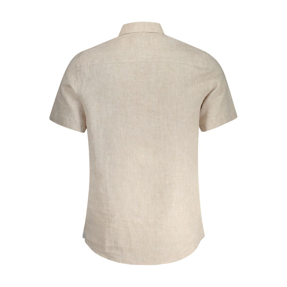 North Sails Beige Linen Men's Shirt