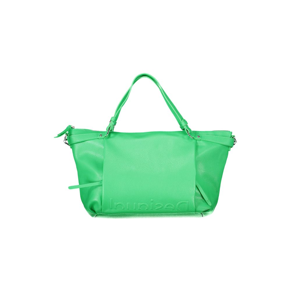 Desigual Green Polyethylene Handbag Desigual