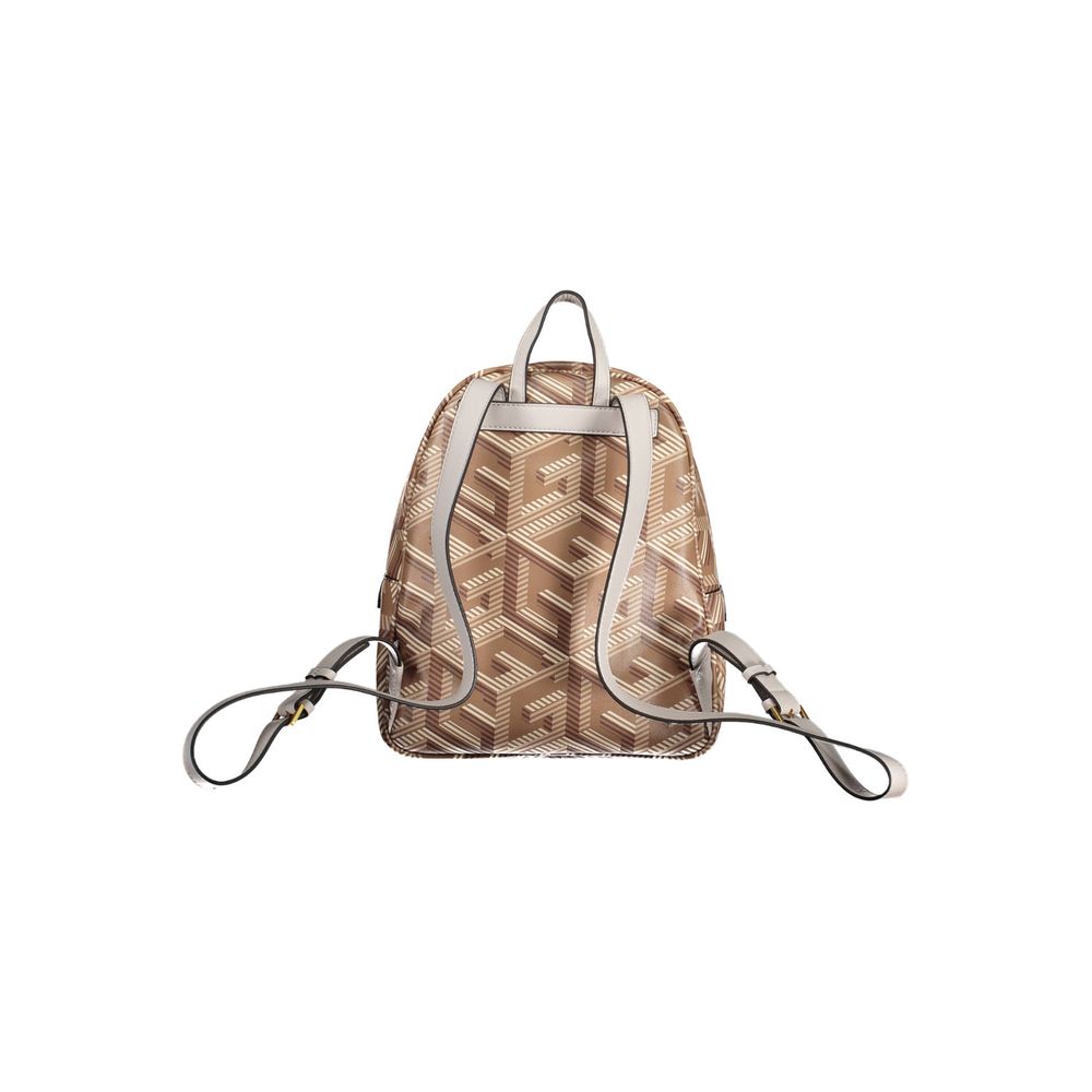 Guess Jeans Brown Polyethylene Backpack Guess Jeans