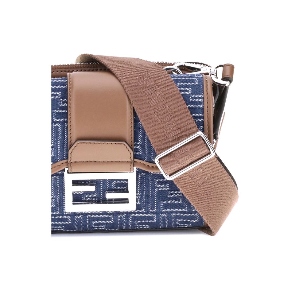 Fendi Baguette denim Shoulder Bag Fendi