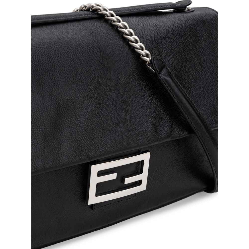 Fendi Black Leather Shoulder Bag Fendi