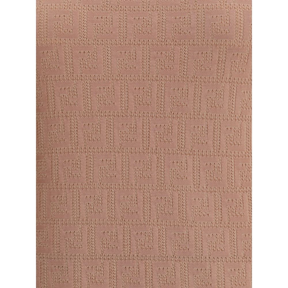 Fendi FF pattern midi Dress Fendi