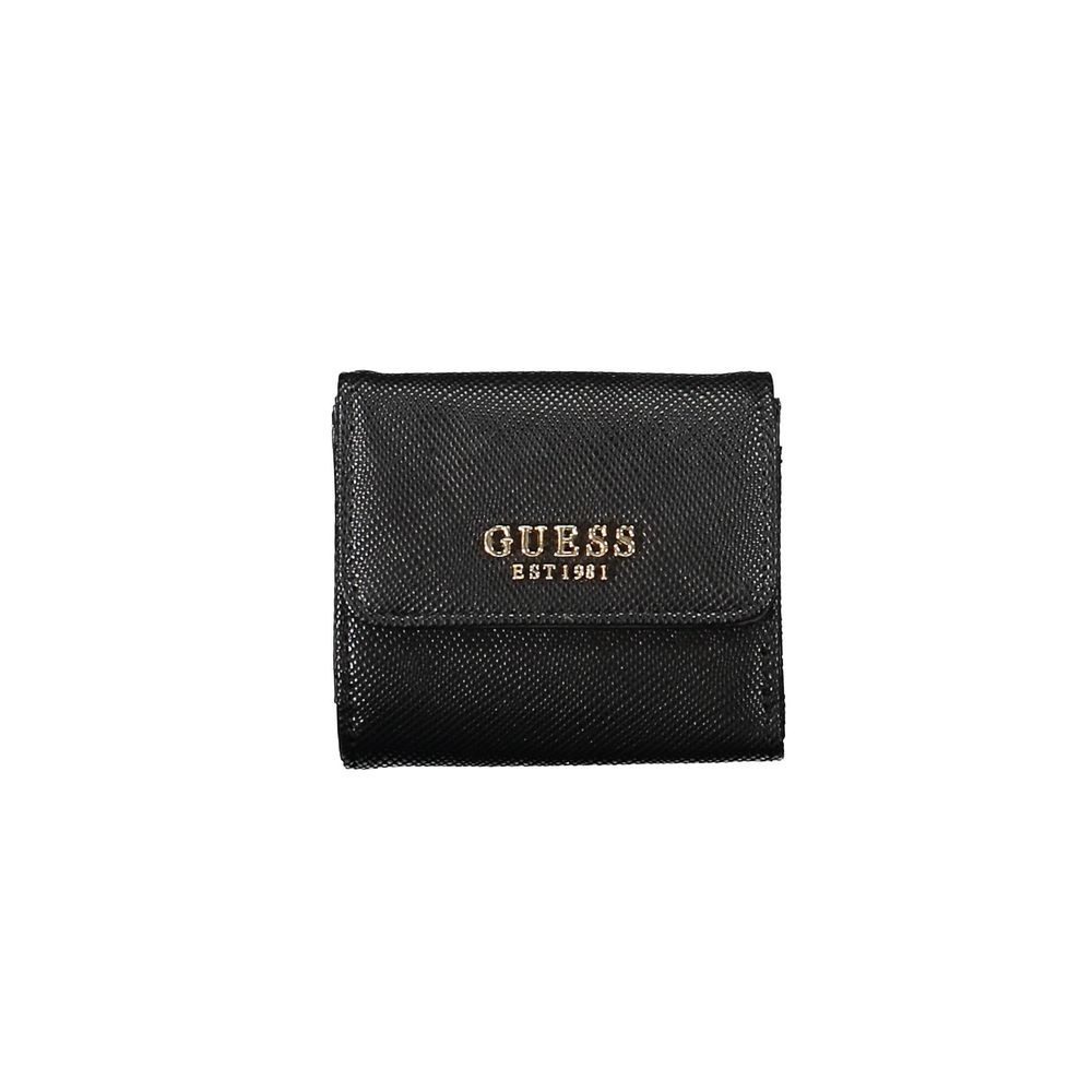 Guess Jeans Black Polyethylene Wallet Guess Jeans