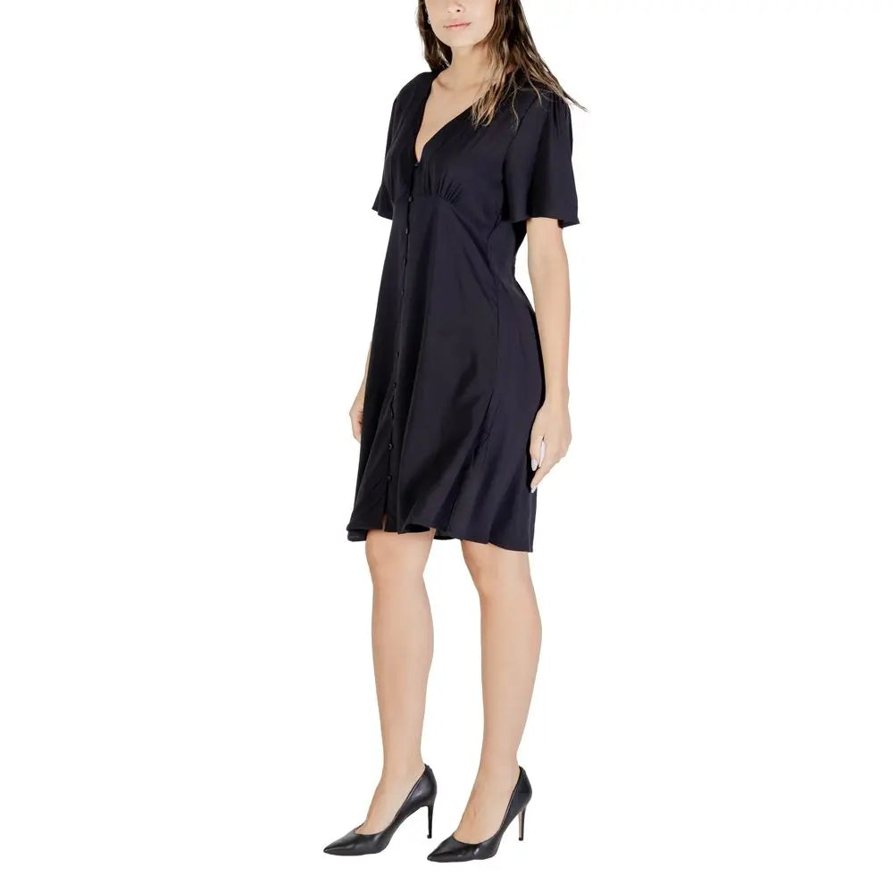 B.Young Black Viscose Midi B.Young