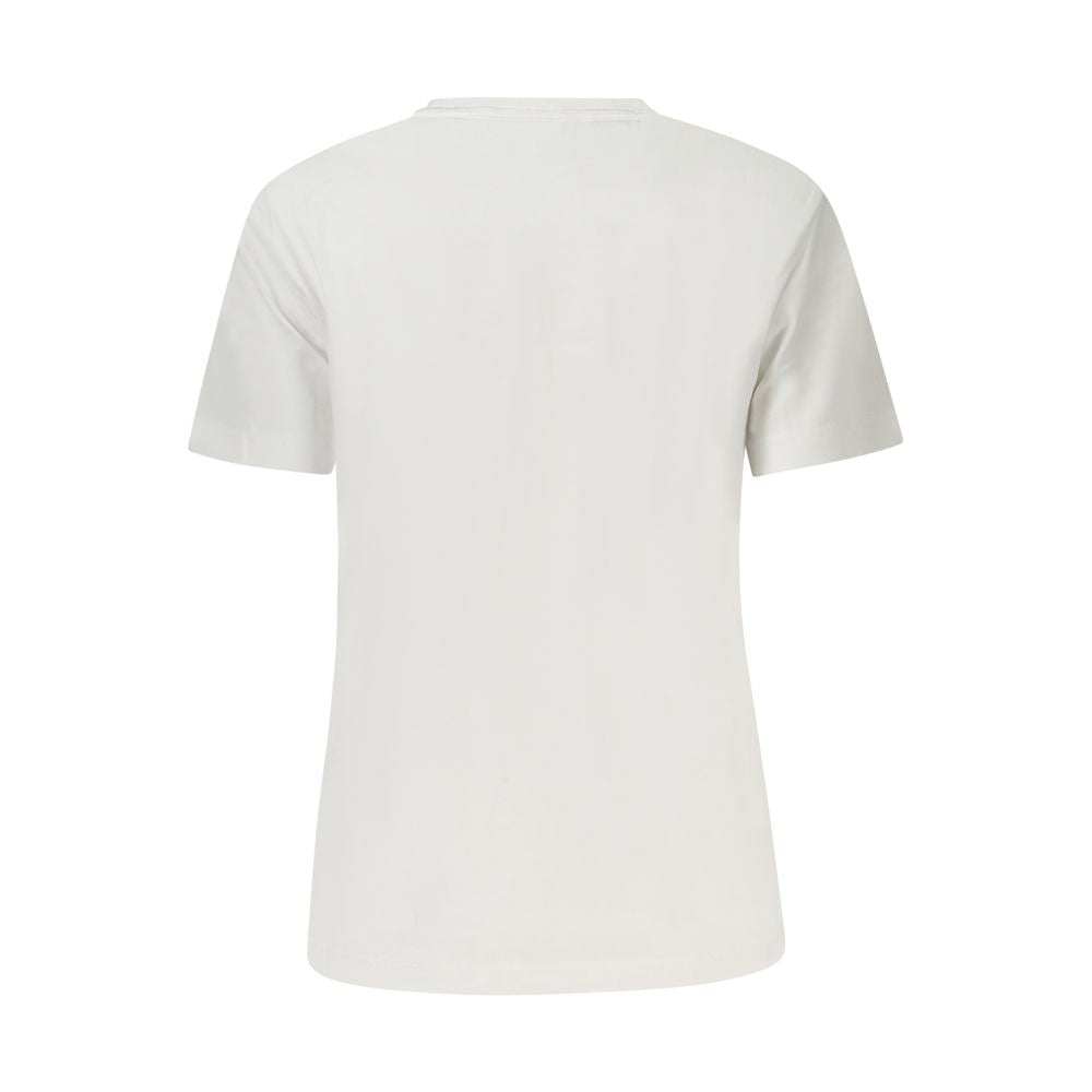 Camiseta feminina Calvin Klein branca de algodão