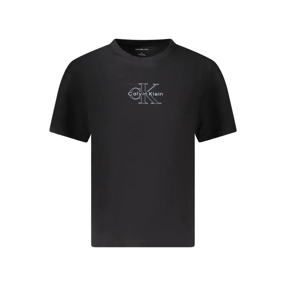 Calvin Klein Black Cotton Tops & T-Shirt - MaraFormigone