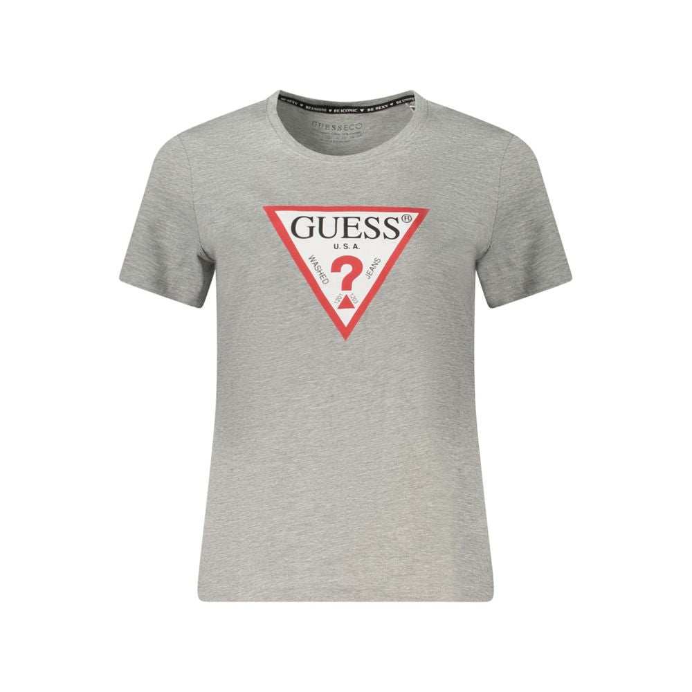 Blusa feminina Guess Jeans cinza em algodão orgânico