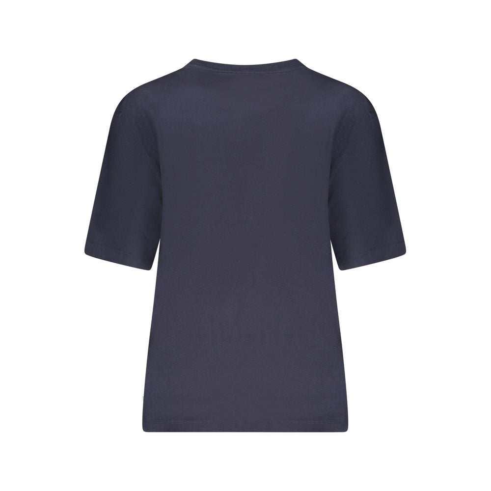 Camiseta feminina Guess Jeans azul de algodão