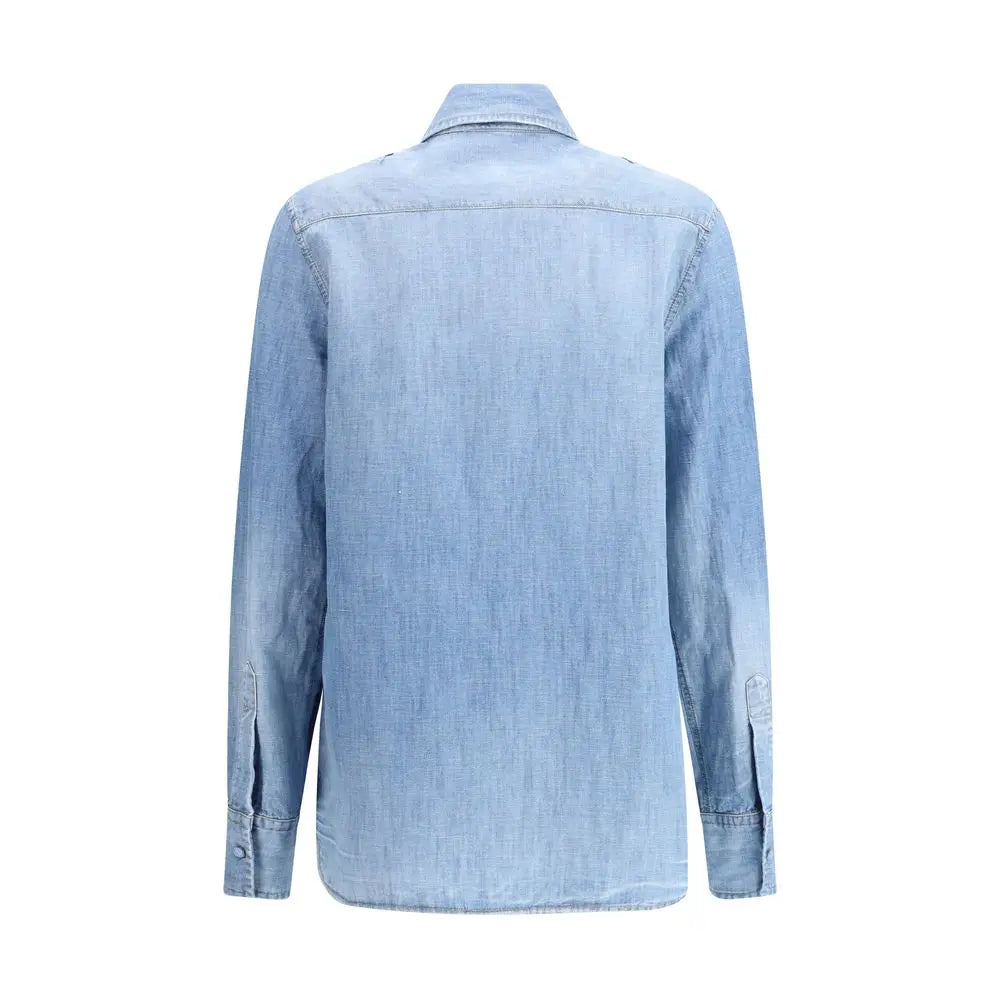 Ermanno Scervino Embroidery denim Shirt Ermanno Scervino