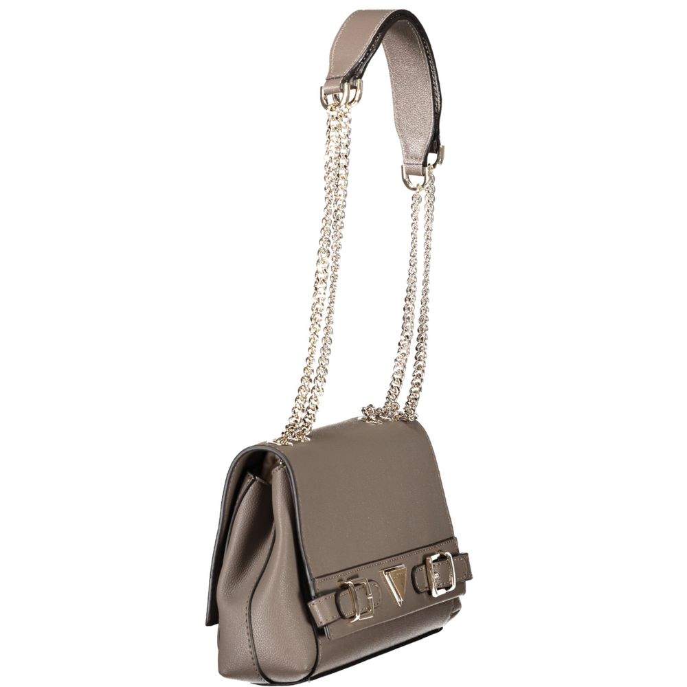 Guess Jeans Brown Polyethylene Women Handbag Guess Jeans