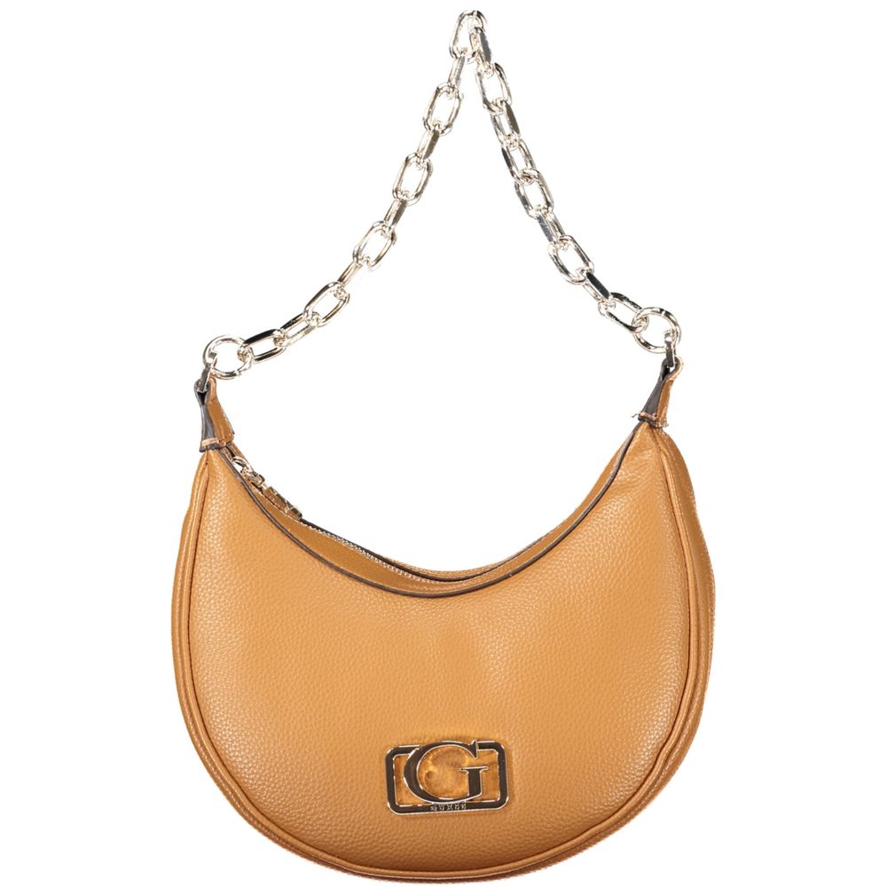 Guess Jeans Brown Polyethylene Women Handbag Guess Jeans