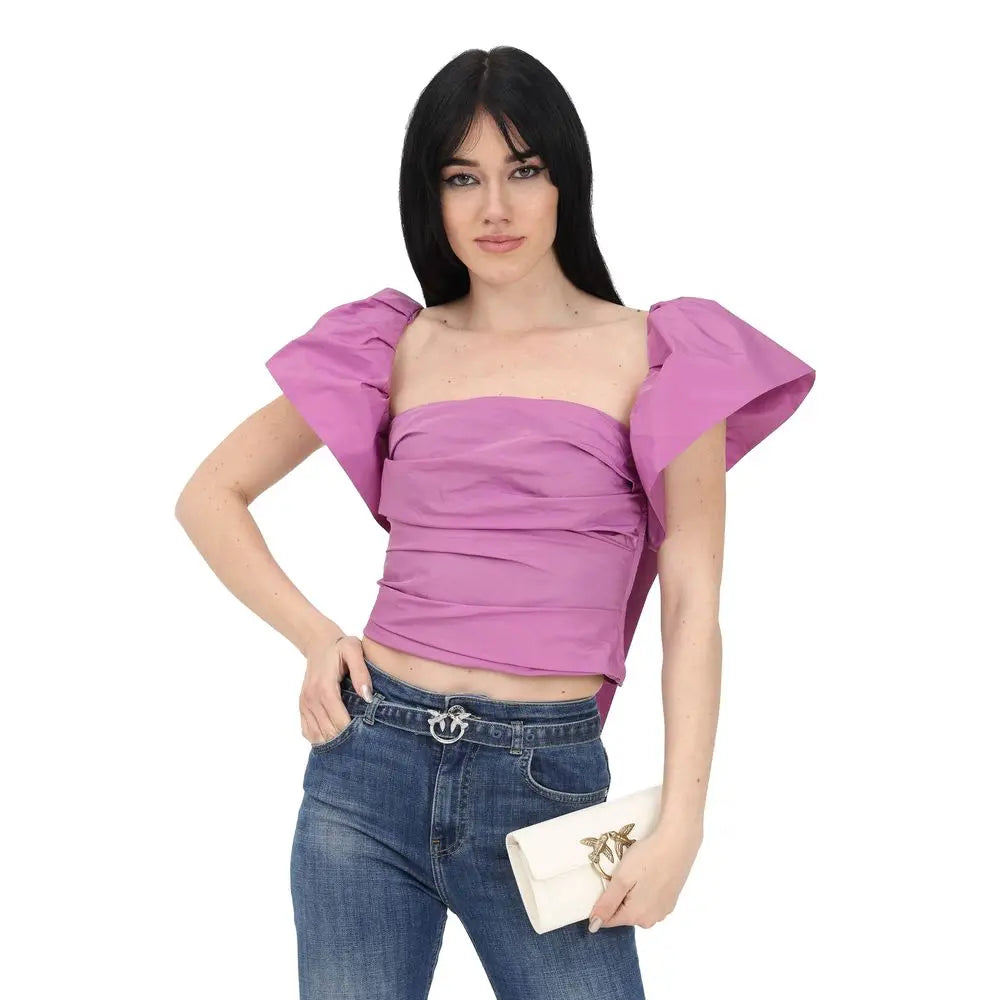 PINKO Pink Polyester Tops & T-Shirt - MaraFormigone