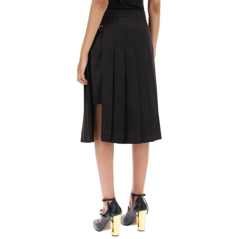 Fendi Cotton And Silk Washed Skirt Fendi