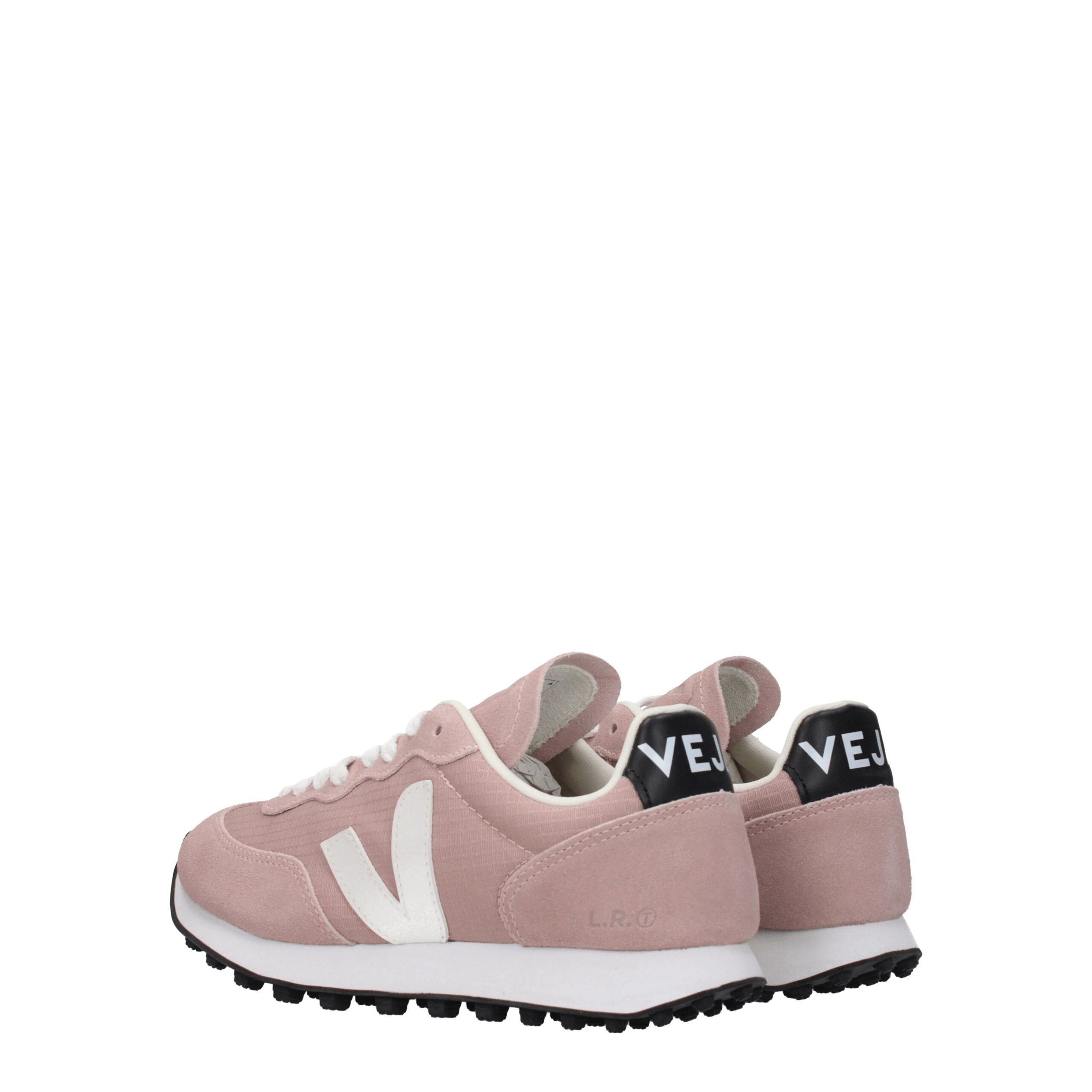 Veja Pink Leather Sneakers Veja
