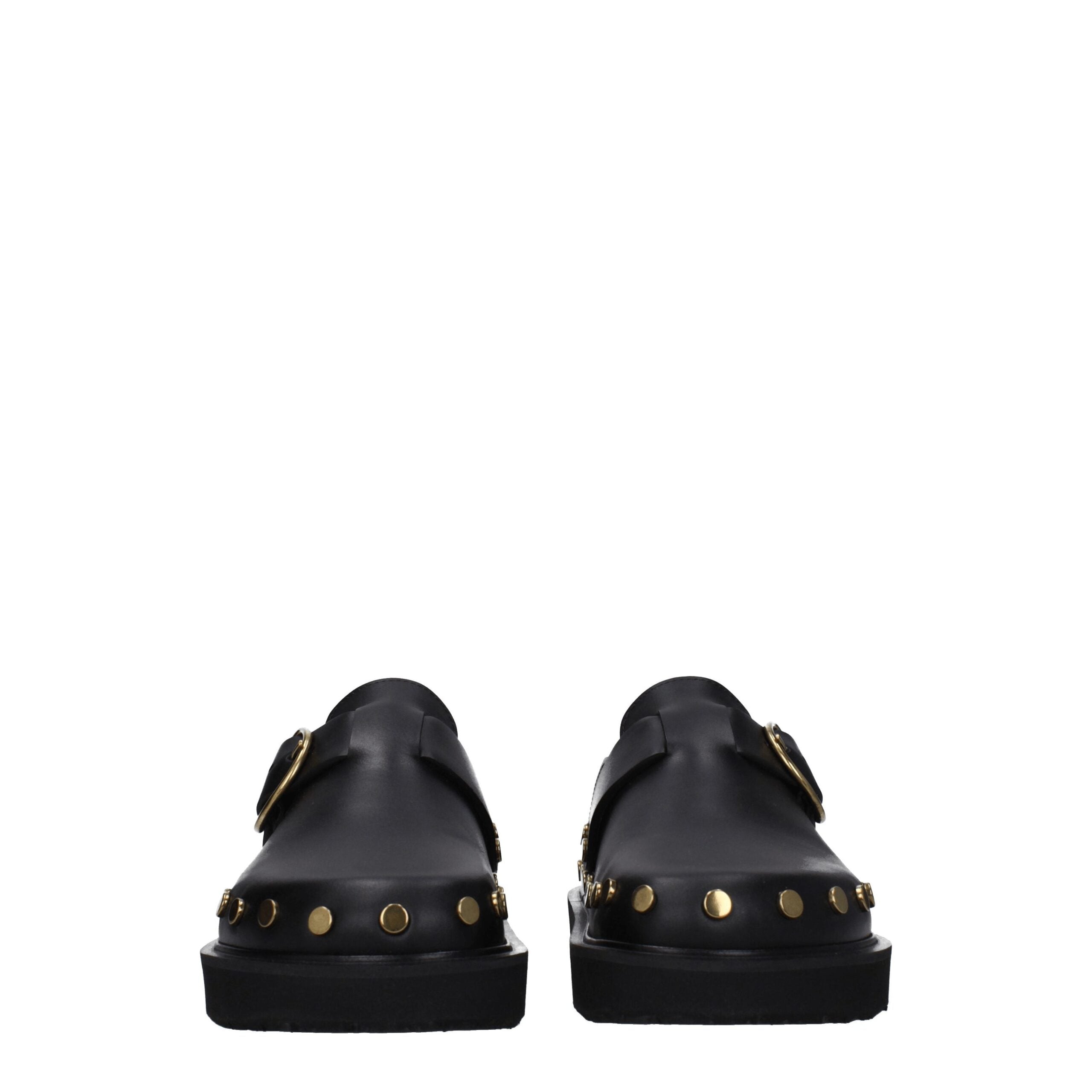 Isabel Marant Black Leather Slipper Isabel Marant