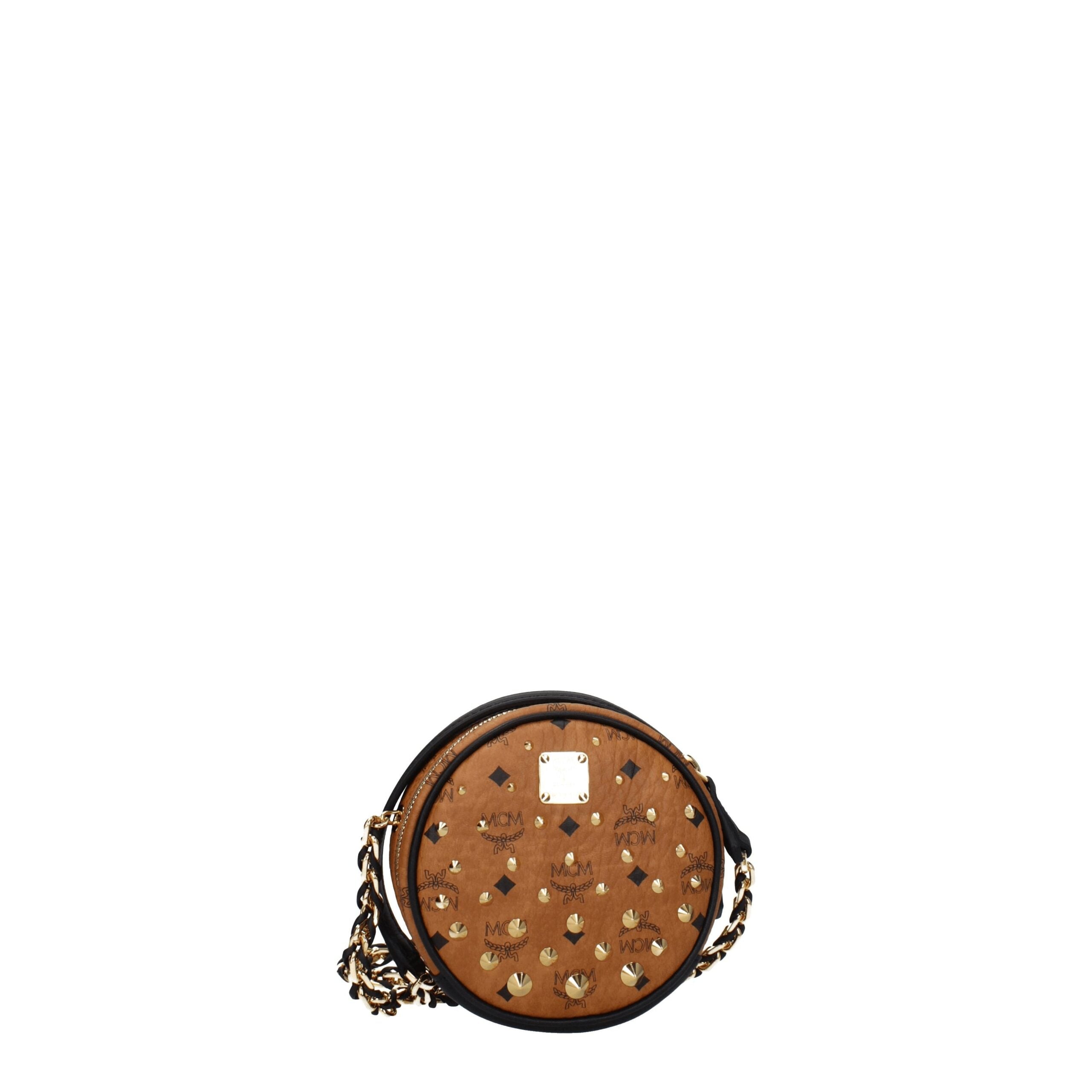 MCM Brown Leather Crossbody Bag MCM