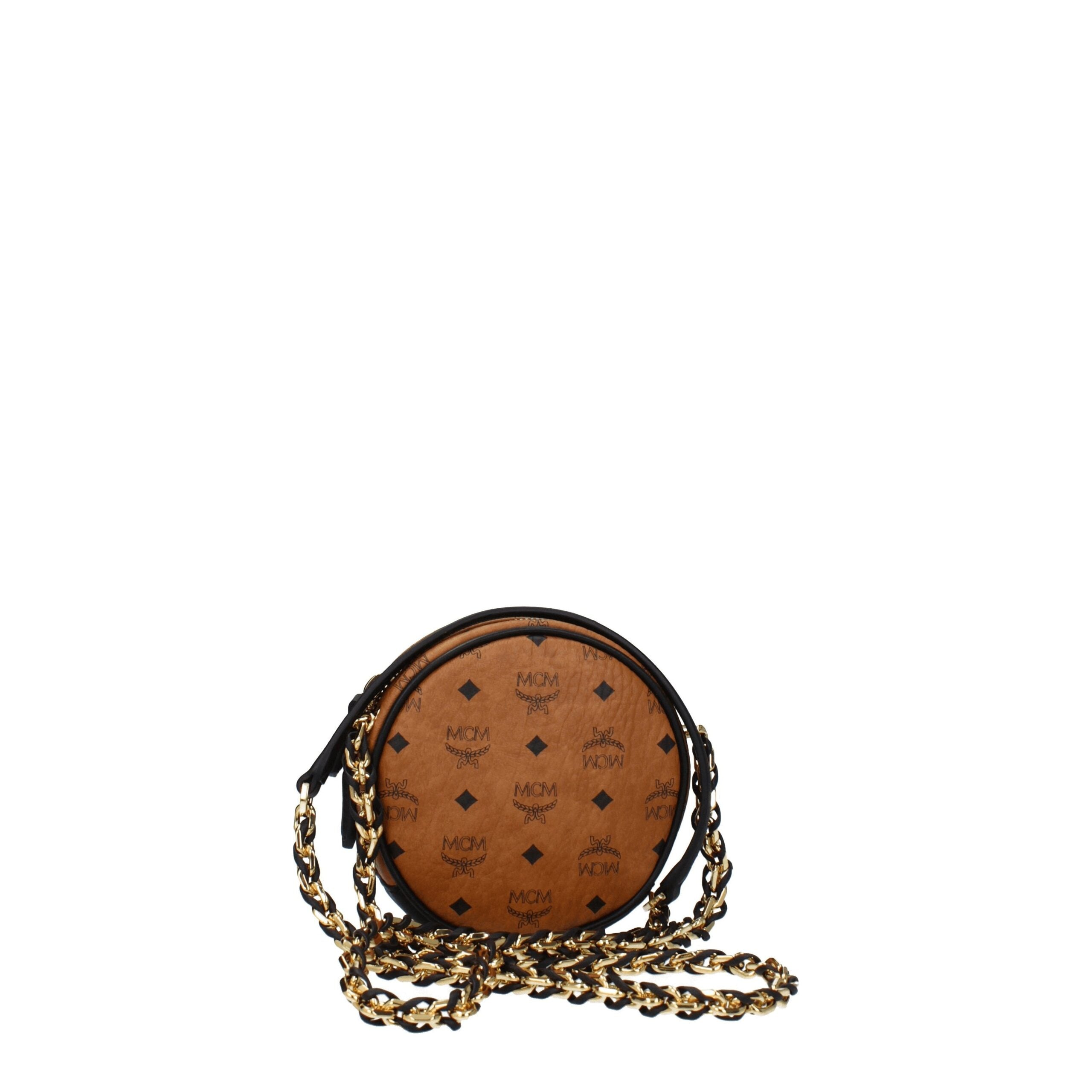 MCM Brown Leather Crossbody Bag MCM