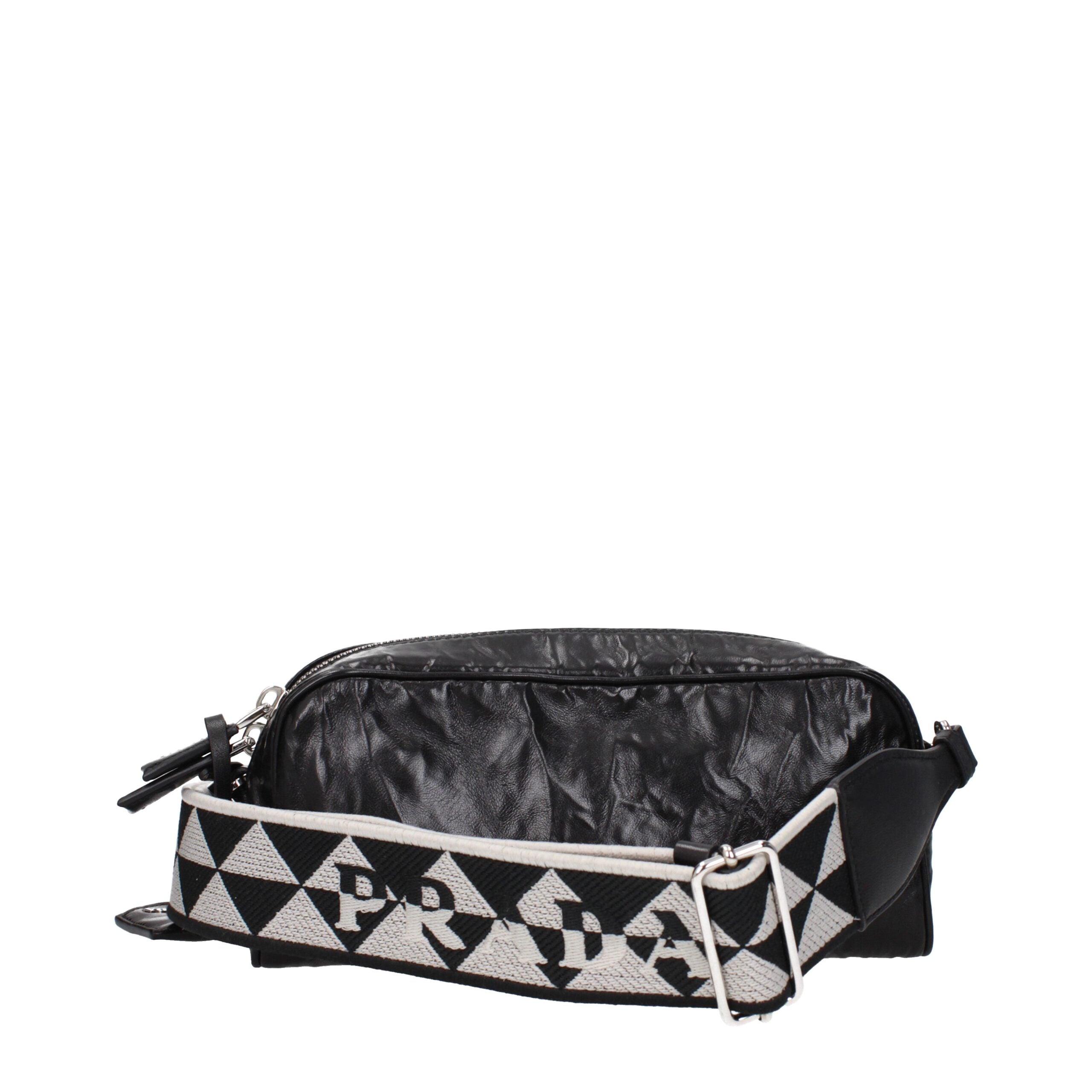 Prada Black Leather Crossbody Bag Prada