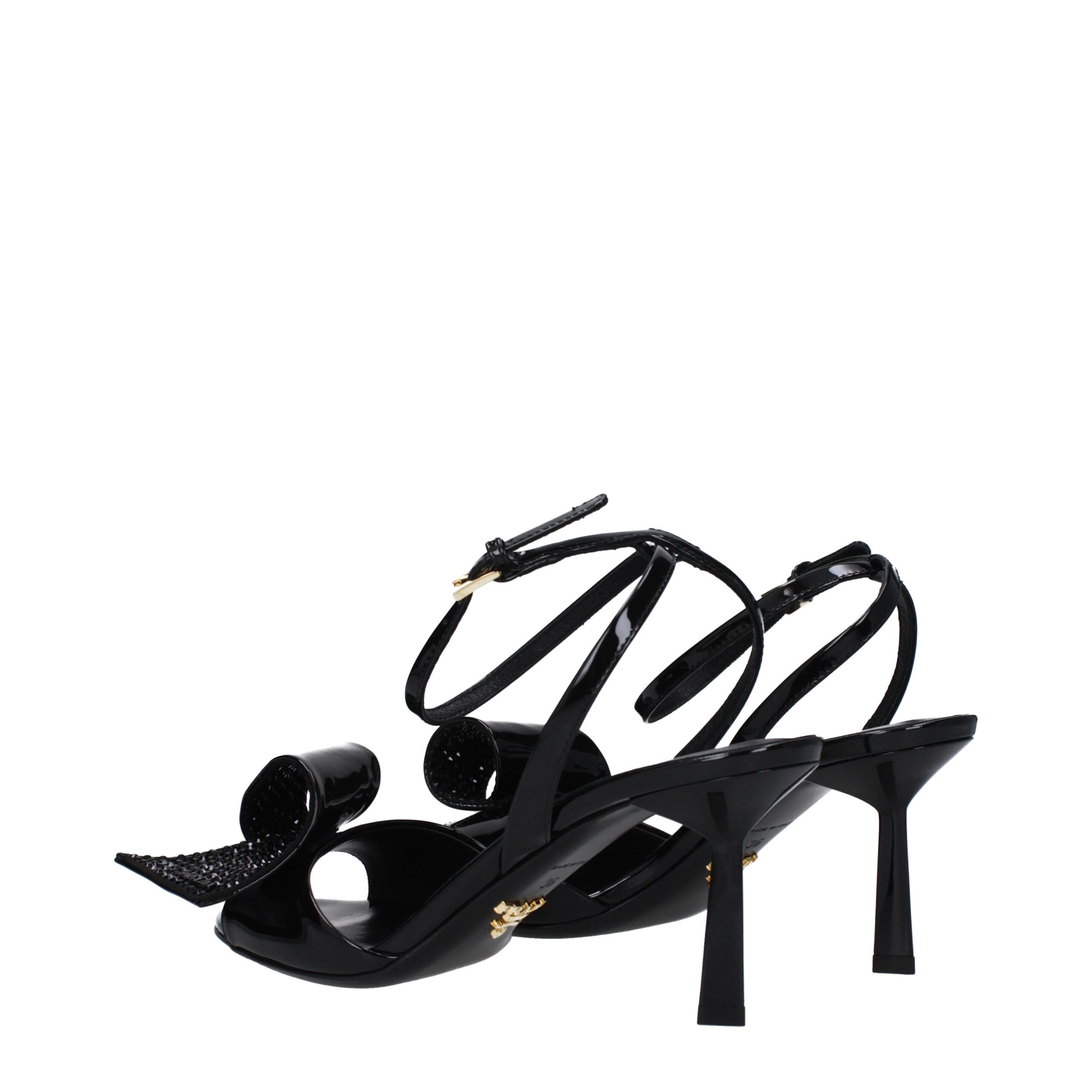 Prada Black Leather Sandal Prada