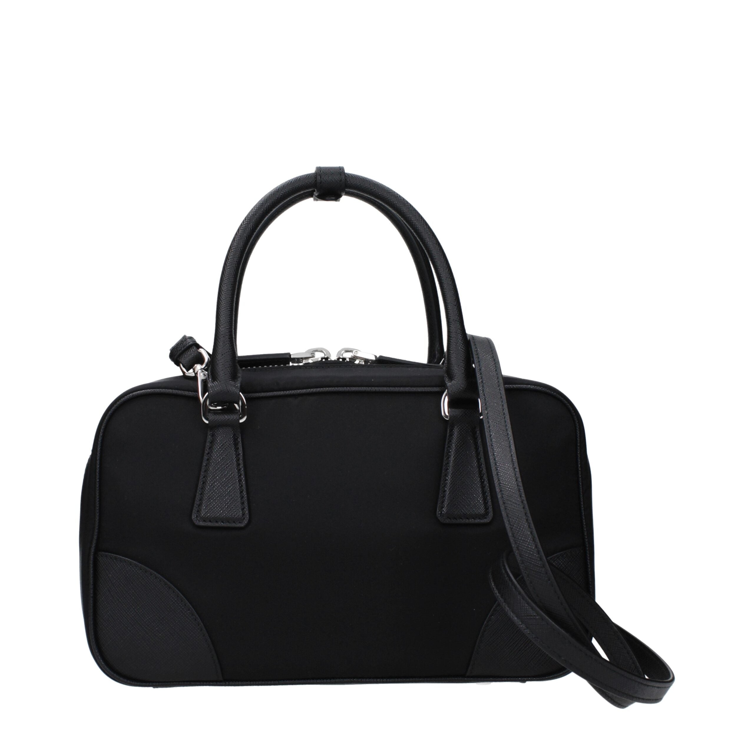 Prada Black Fabric Handbag Prada