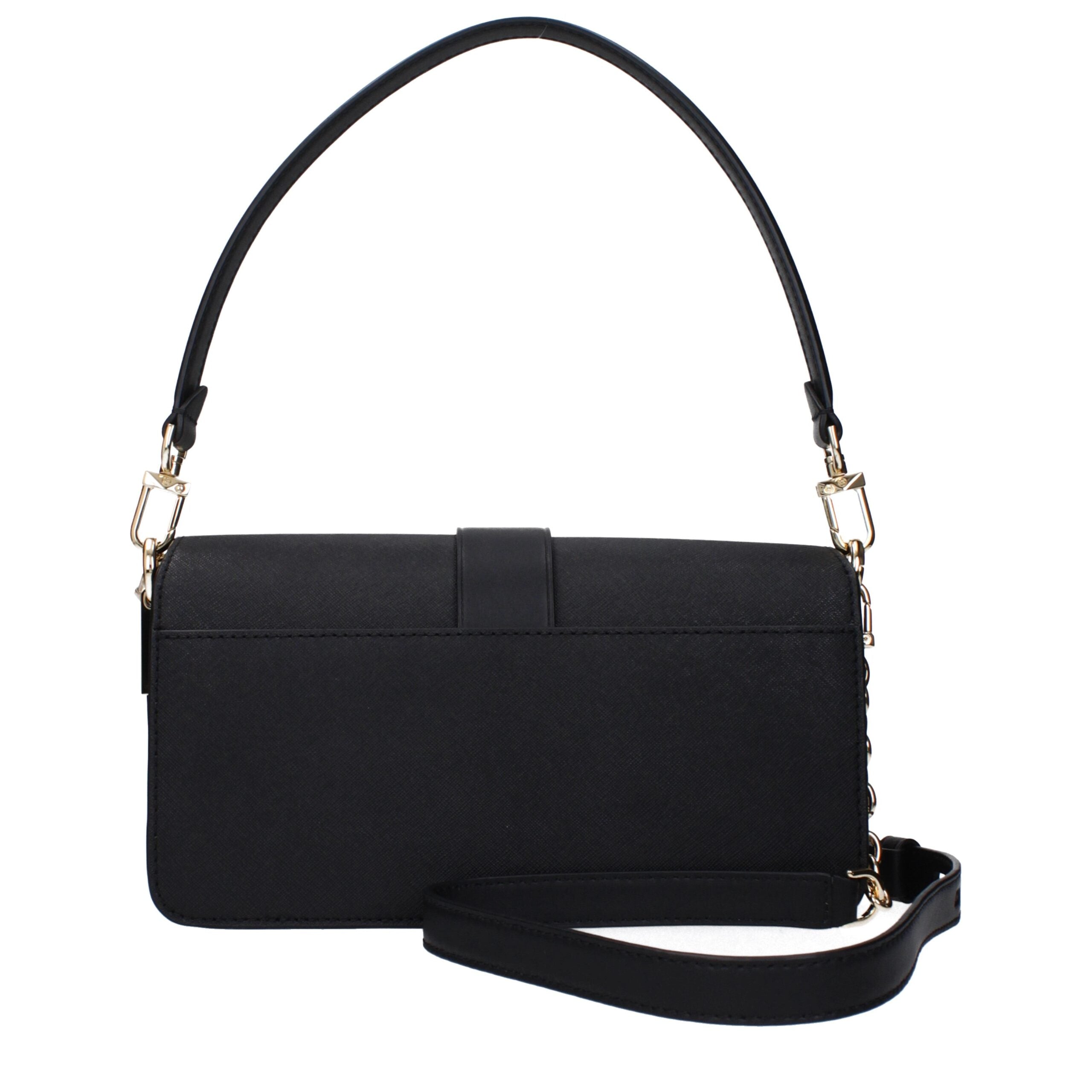 Michael Kors Black Leather Shoulder Bag Michael Kors