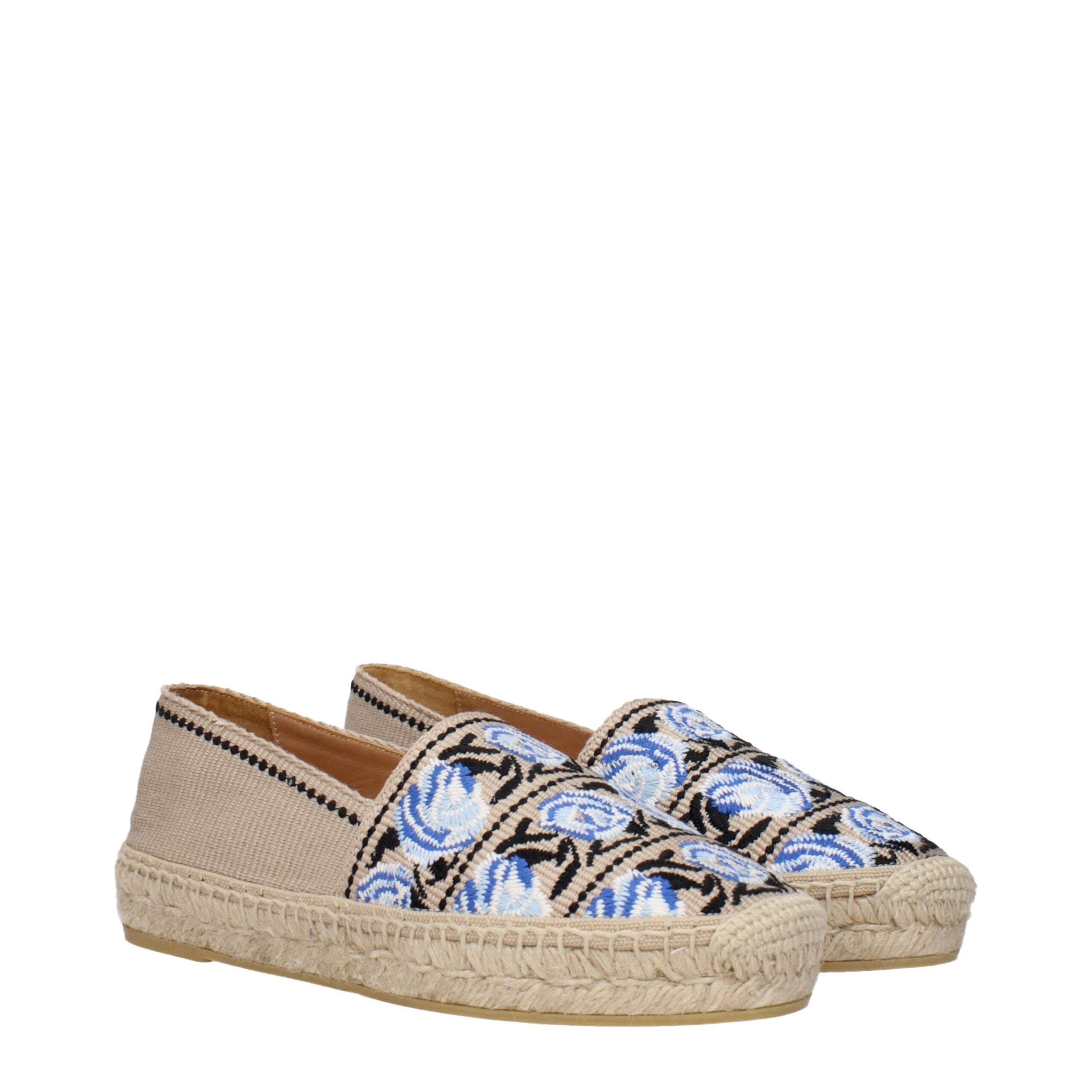 Prada Beige Fabric Espadrille Prada