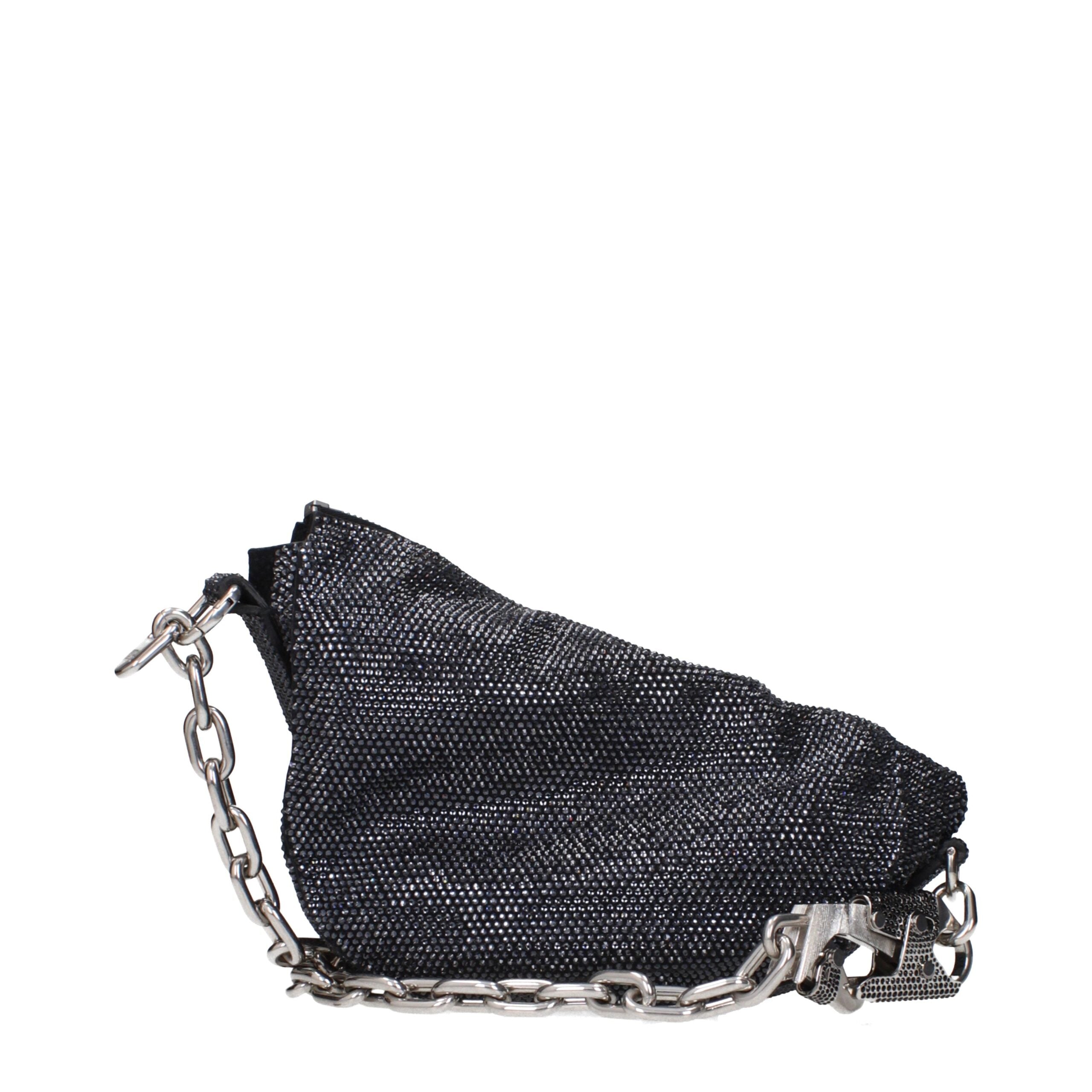 Burberry Black Leather Shoulder Bag Burberry