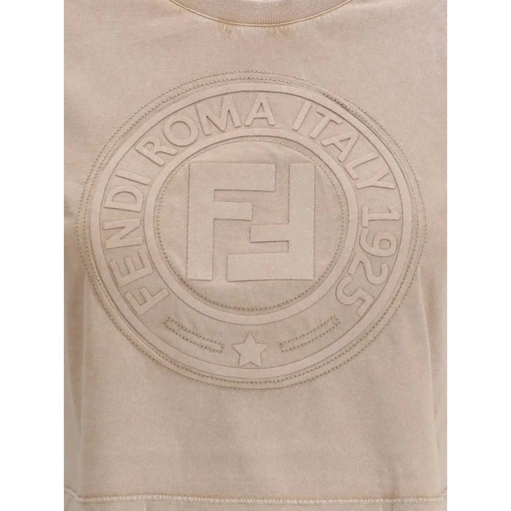 Fendi Cropped T-Shirt - MaraFormigone