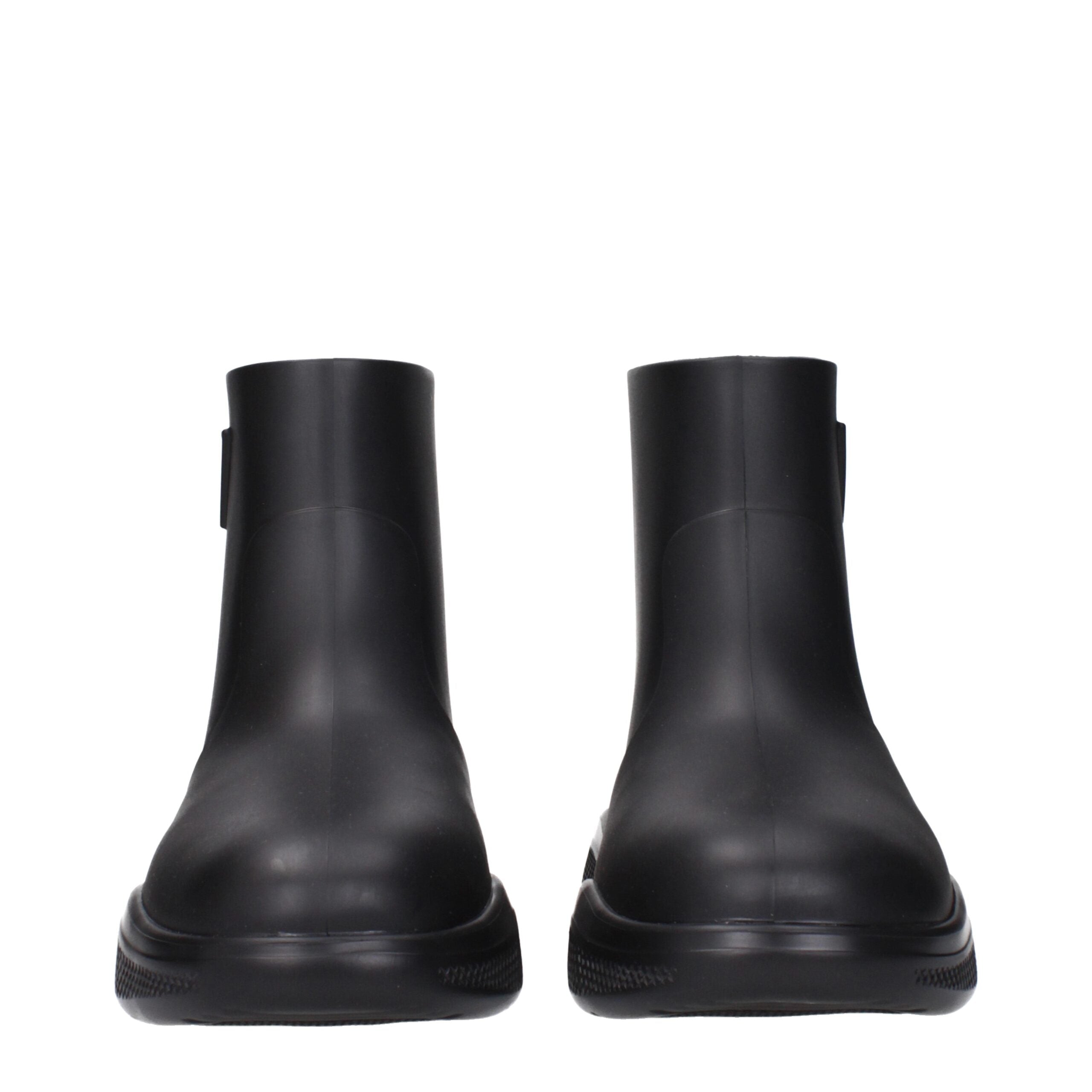Prada Black Cotton Boots Prada