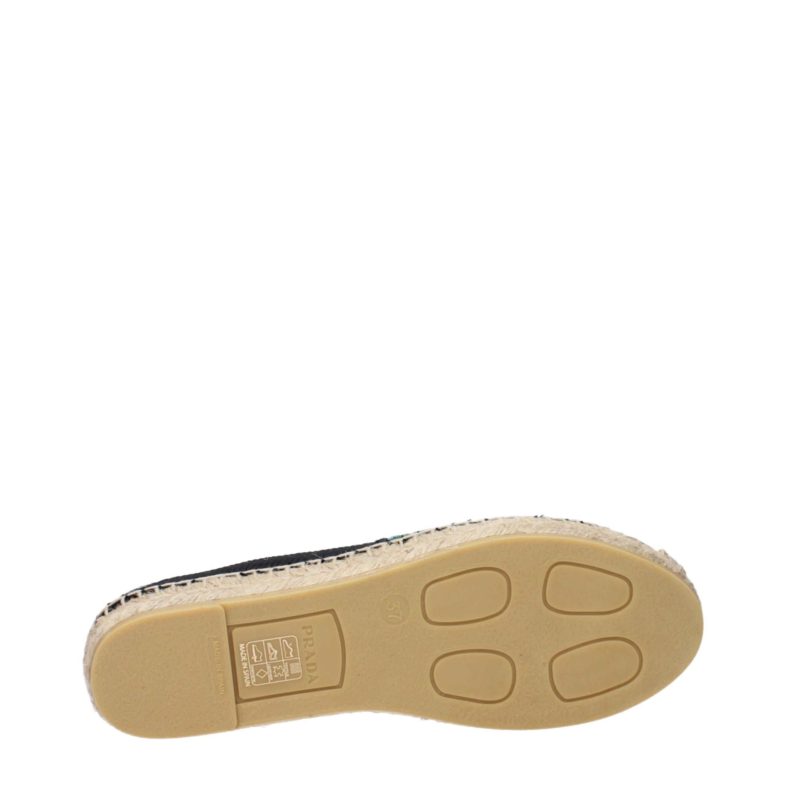 Prada Black Fabric Shoes Prada