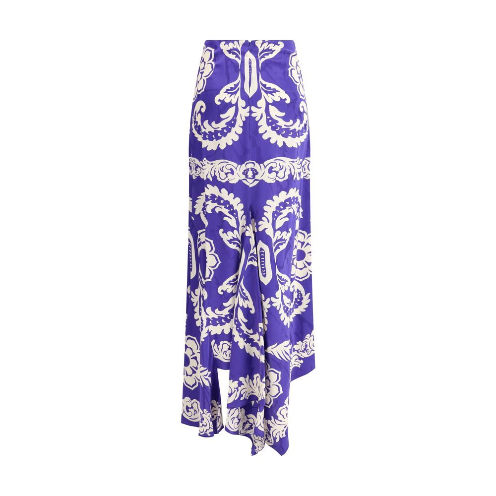 Etro Asymmetrical long Skirt Etro