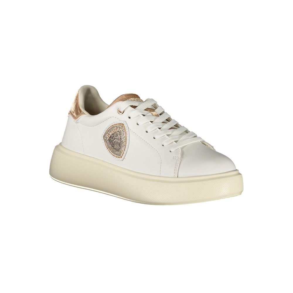 Zapatillas de mujer de piel blanca Blauer