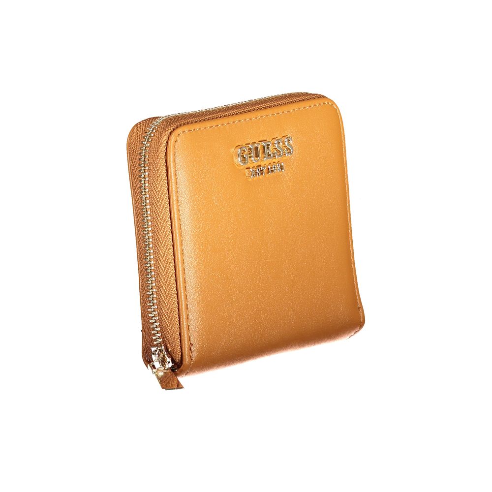 Guess Jeans Brown Polyethylene Women Wallet Guess Jeans