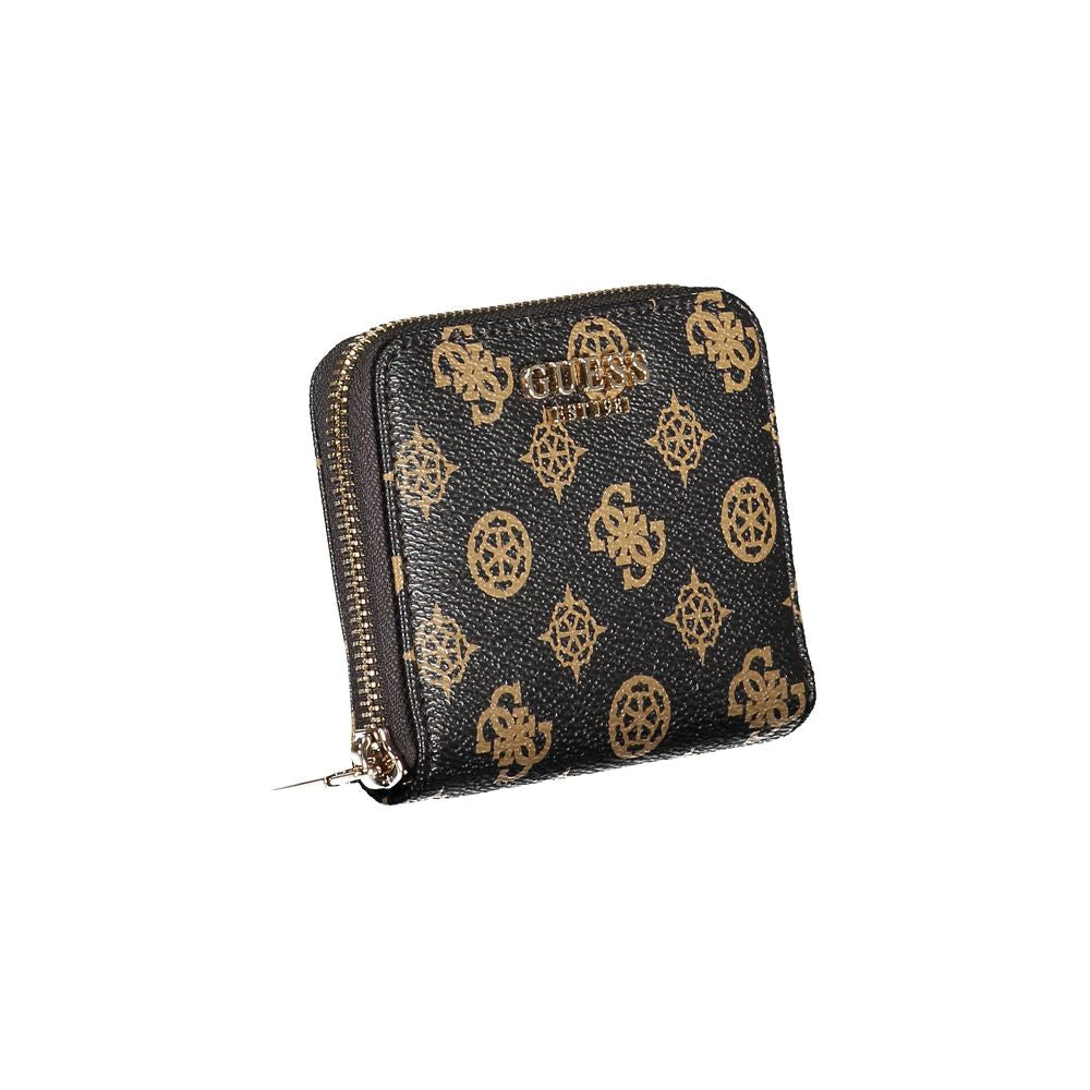 Guess Jeans Brown Polyethylene Wallet Guess Jeans