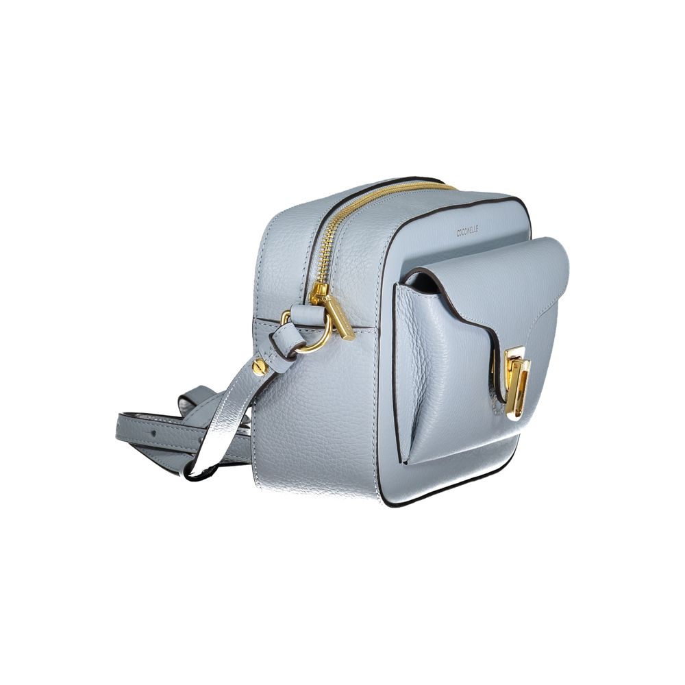 Coccinelle Blue Leather Handbag Coccinelle
