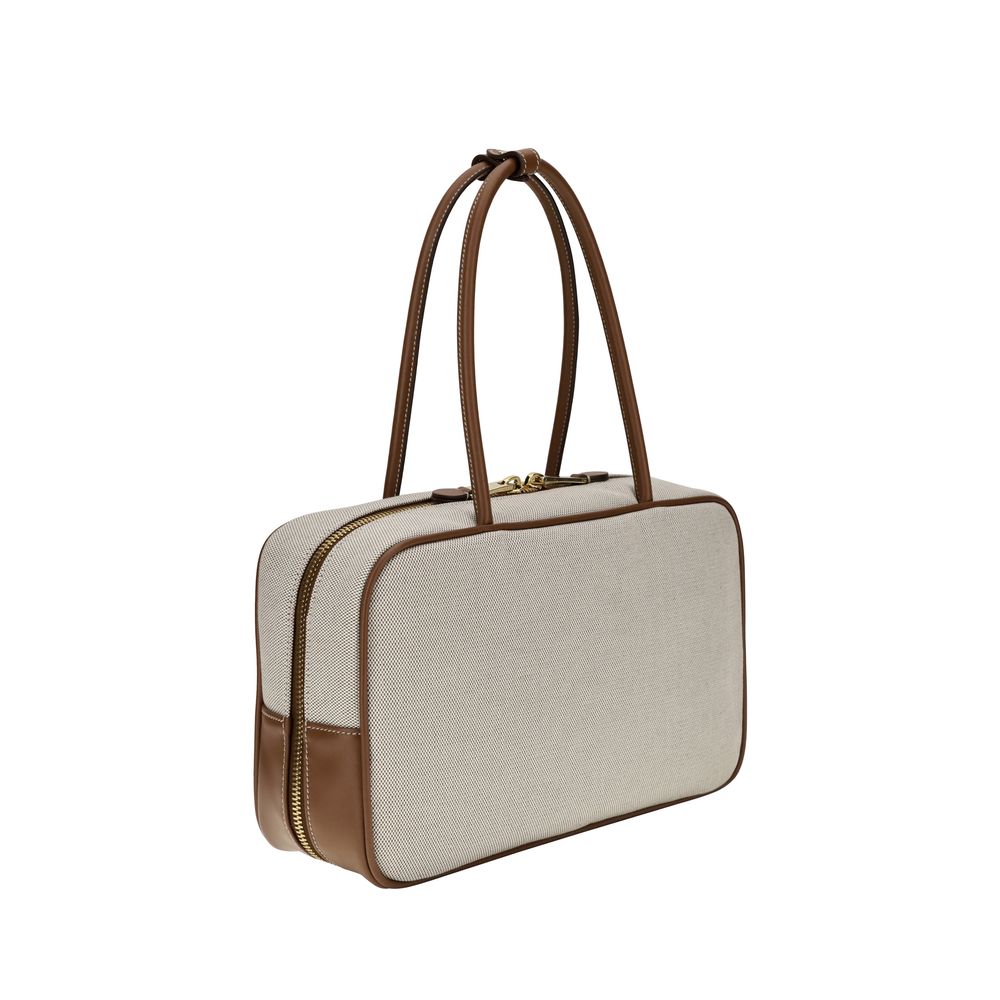 Miu Miu Canvas and leather Beau Shoulder Bag Miu Miu