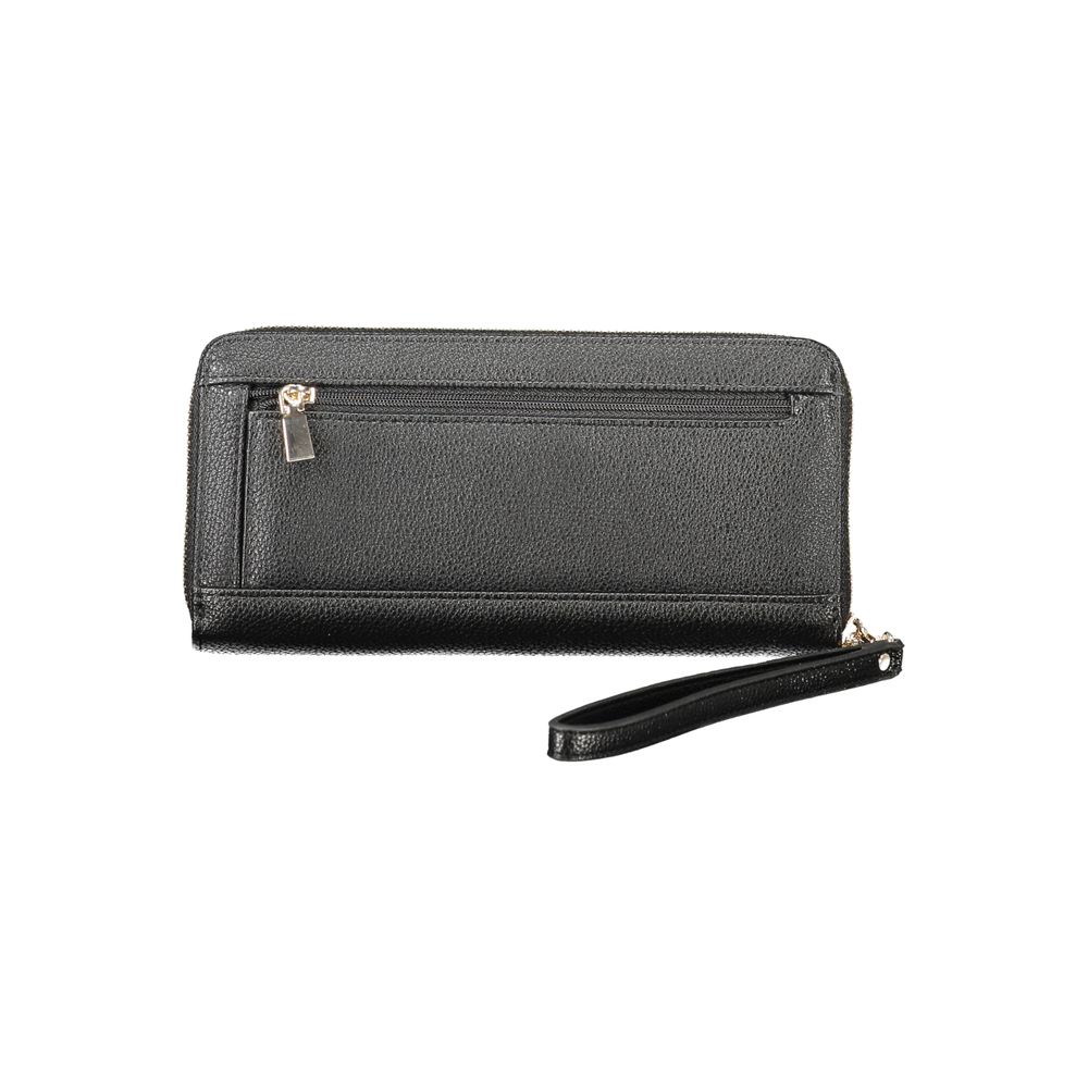 Guess Jeans Black Polyethylene Women Wallet Guess Jeans