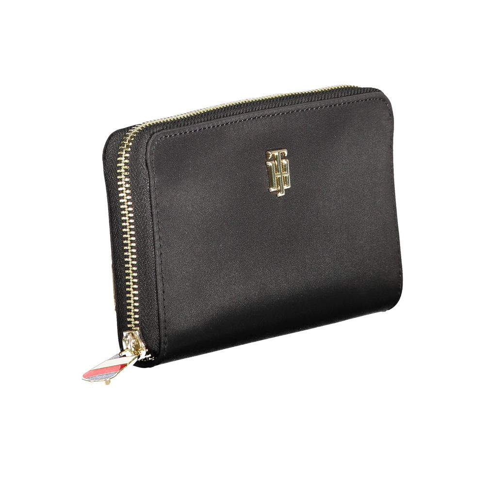 Tommy Hilfiger Black Nylon Wallet Tommy Hilfiger