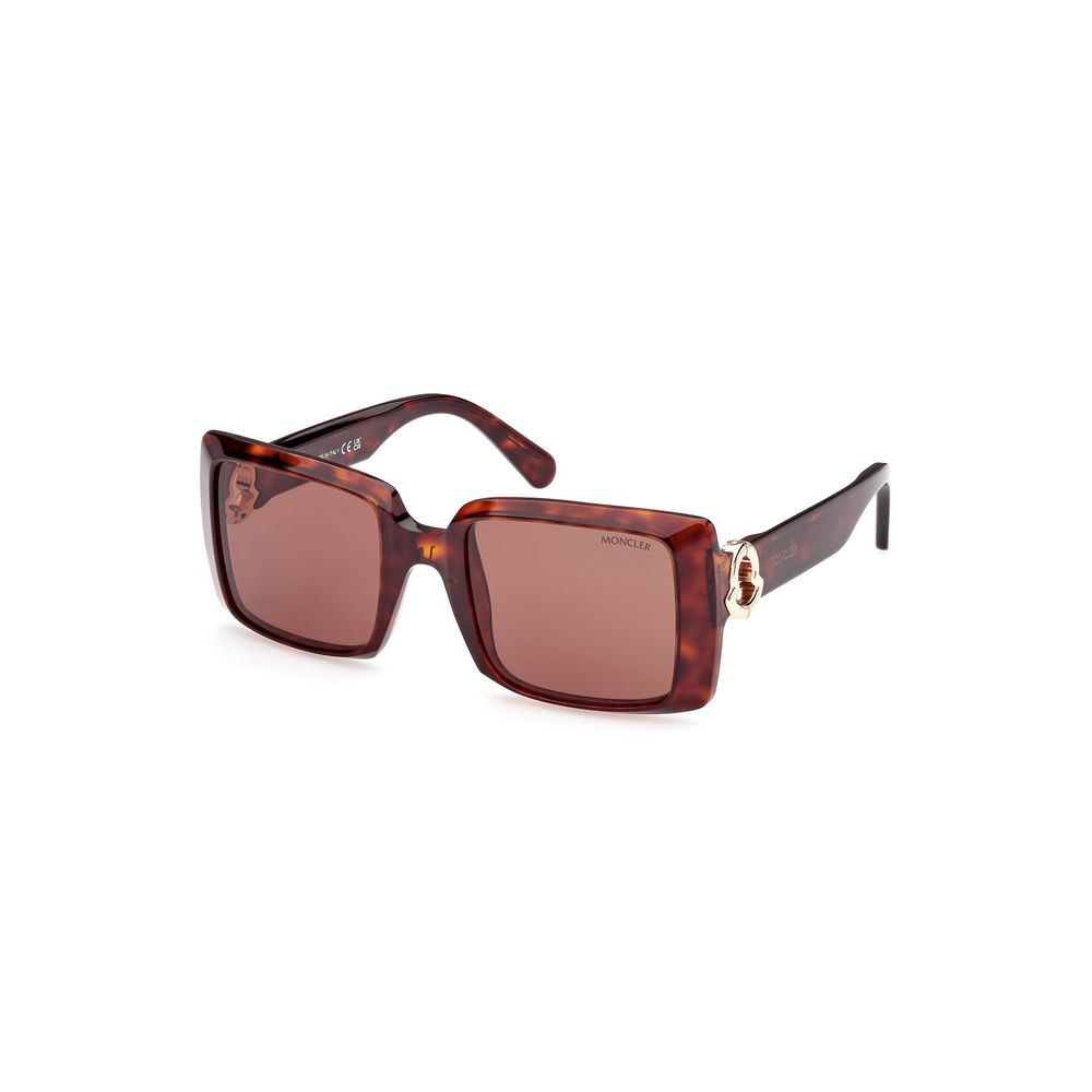 Gafas de sol Moncler Brown Pantograph para mujer