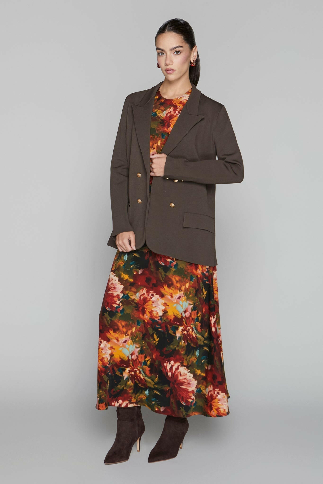 Darby Blazer in Cocoa Apparalel