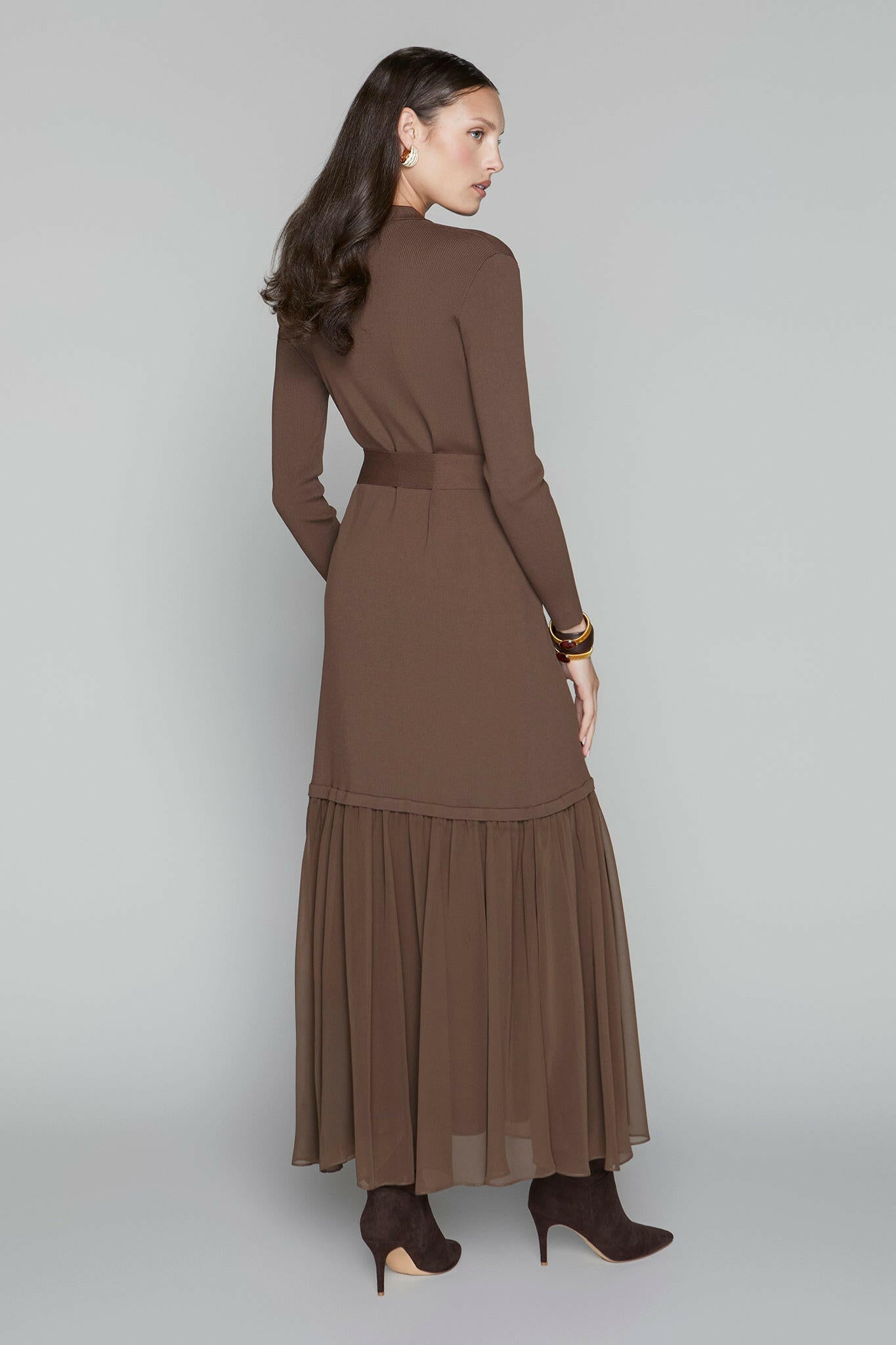 Harlow Dress in Walnut Apparalel