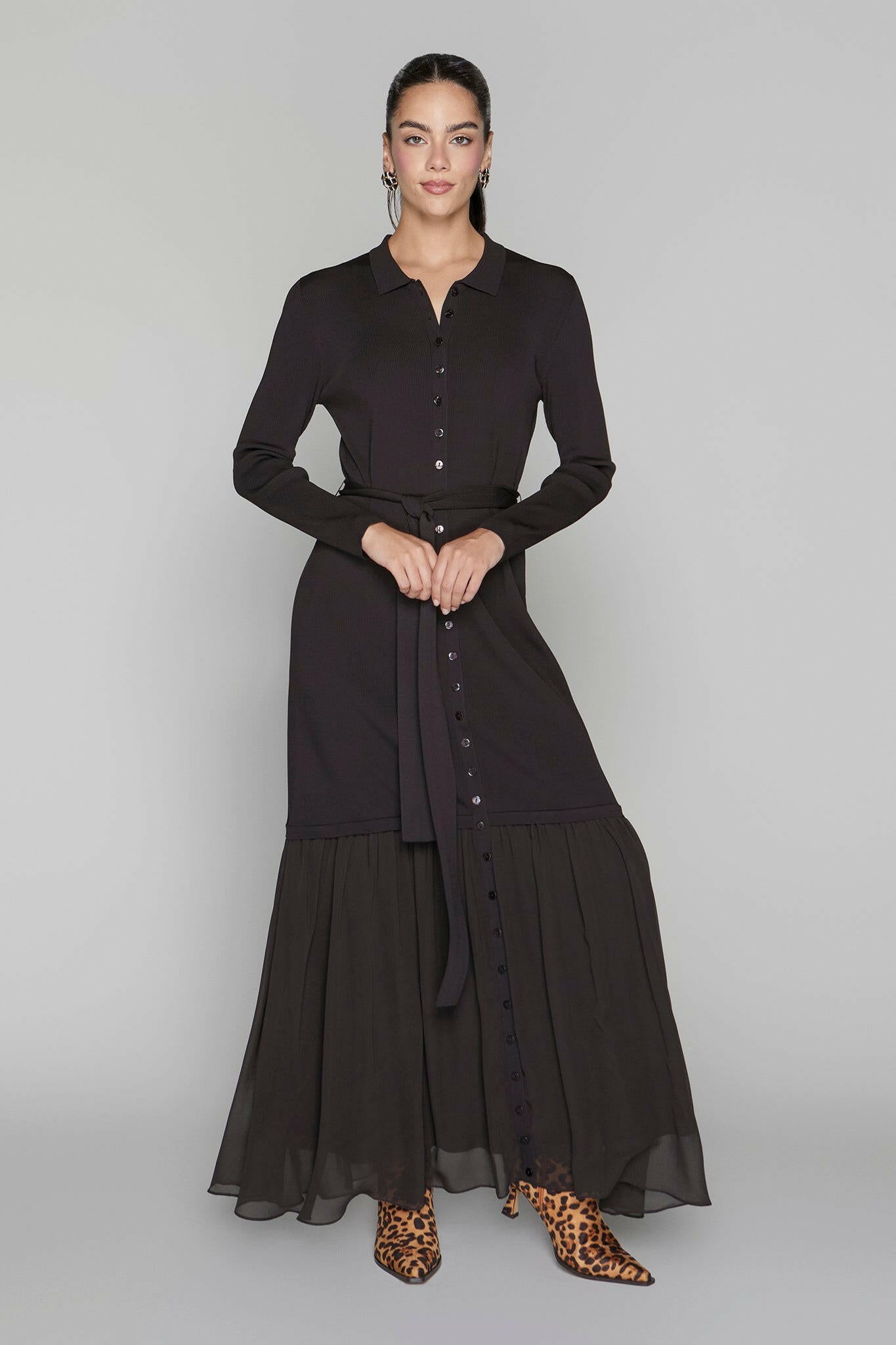 Harlow Dress in Espresso Apparalel